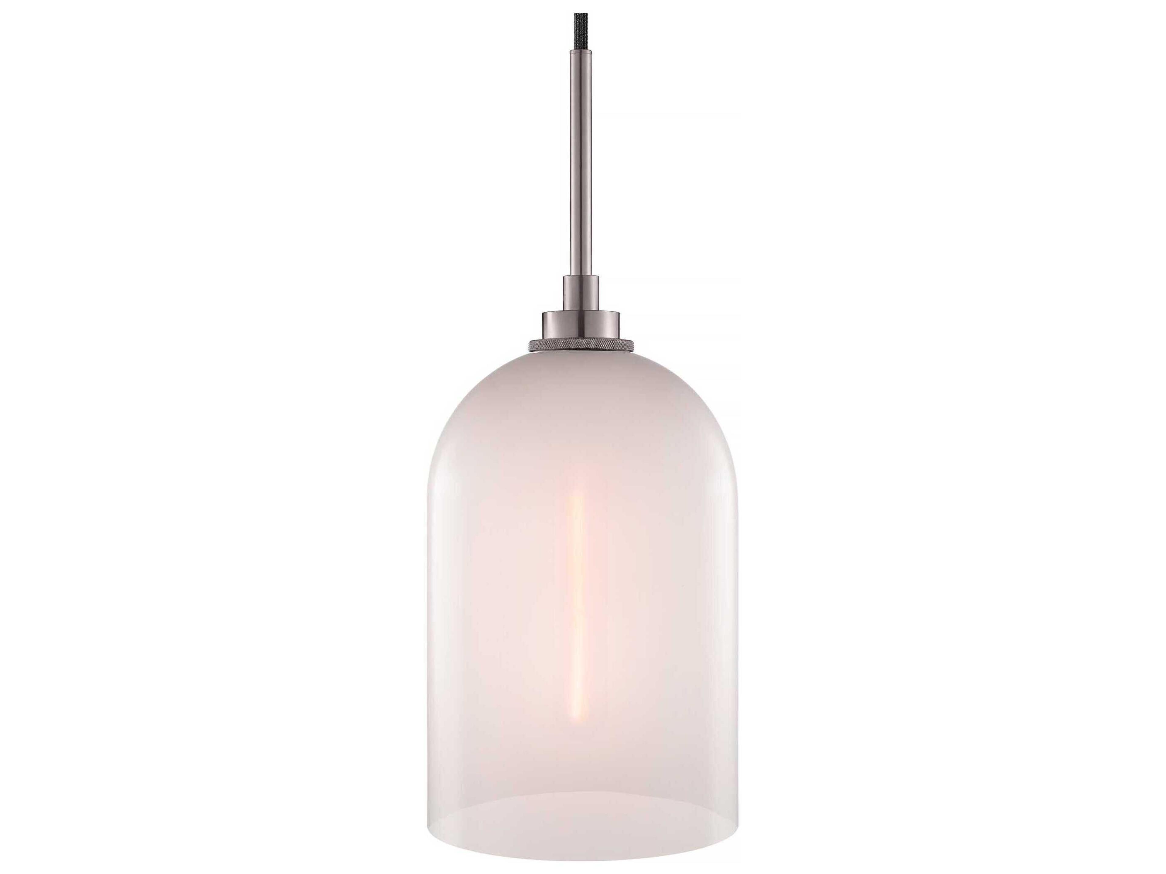 Niche Cloche 1-Light Opaline White Bell Mini Pendant