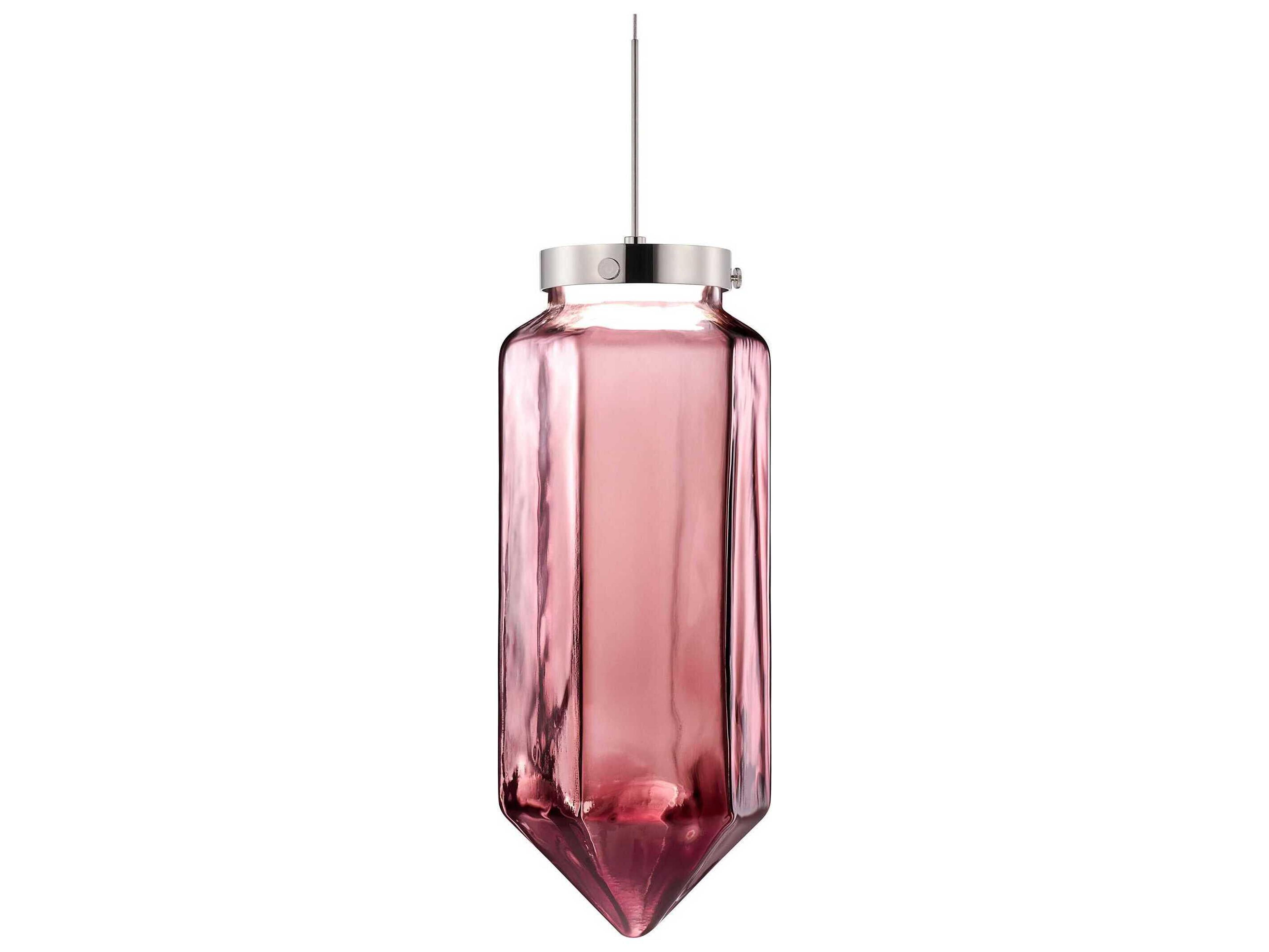 Constellation Facet Grand Fig Pink Cylinder Mini Pendant
