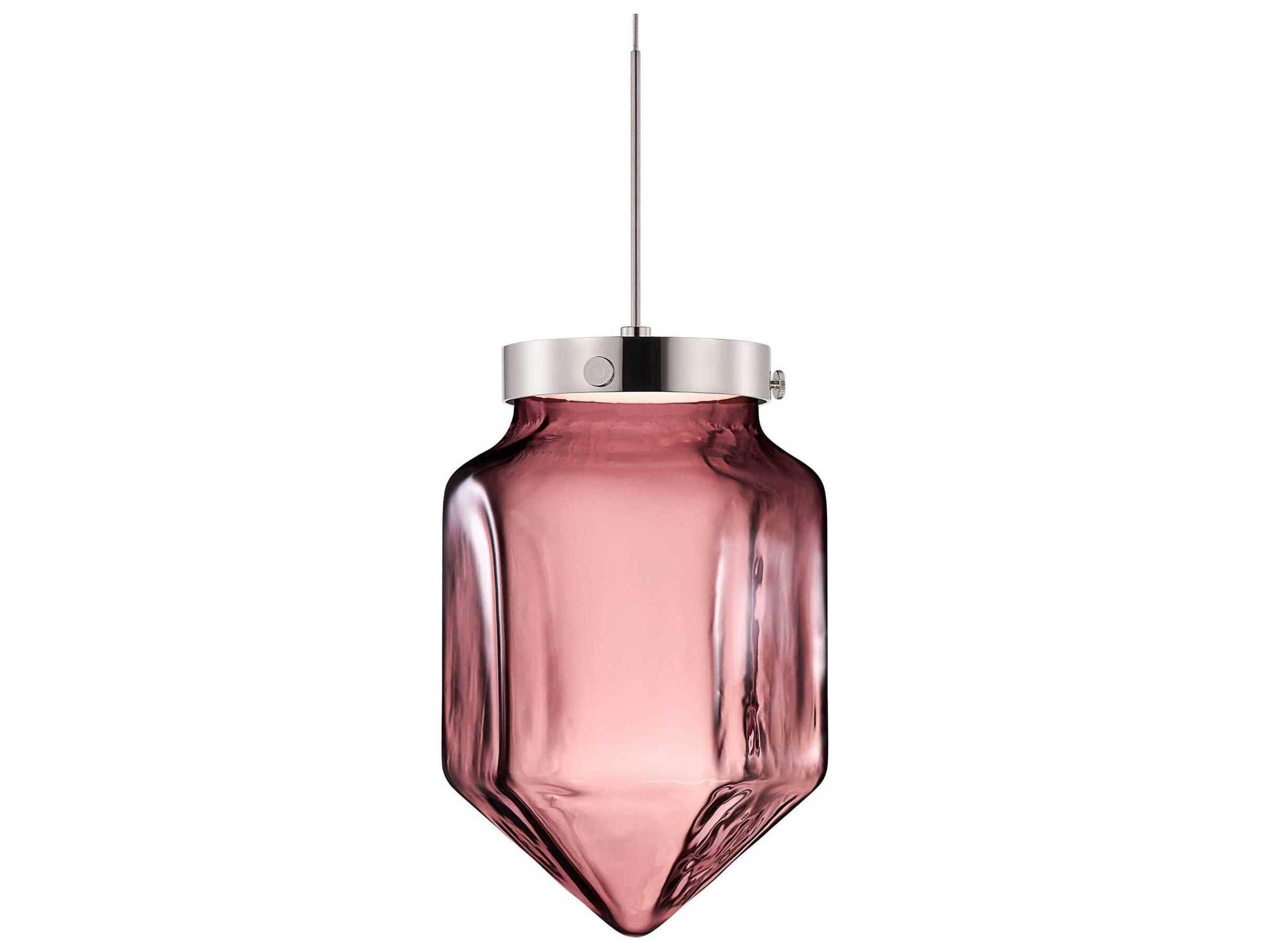 Constellation Facet Petite Fig Pink Mini Pendant