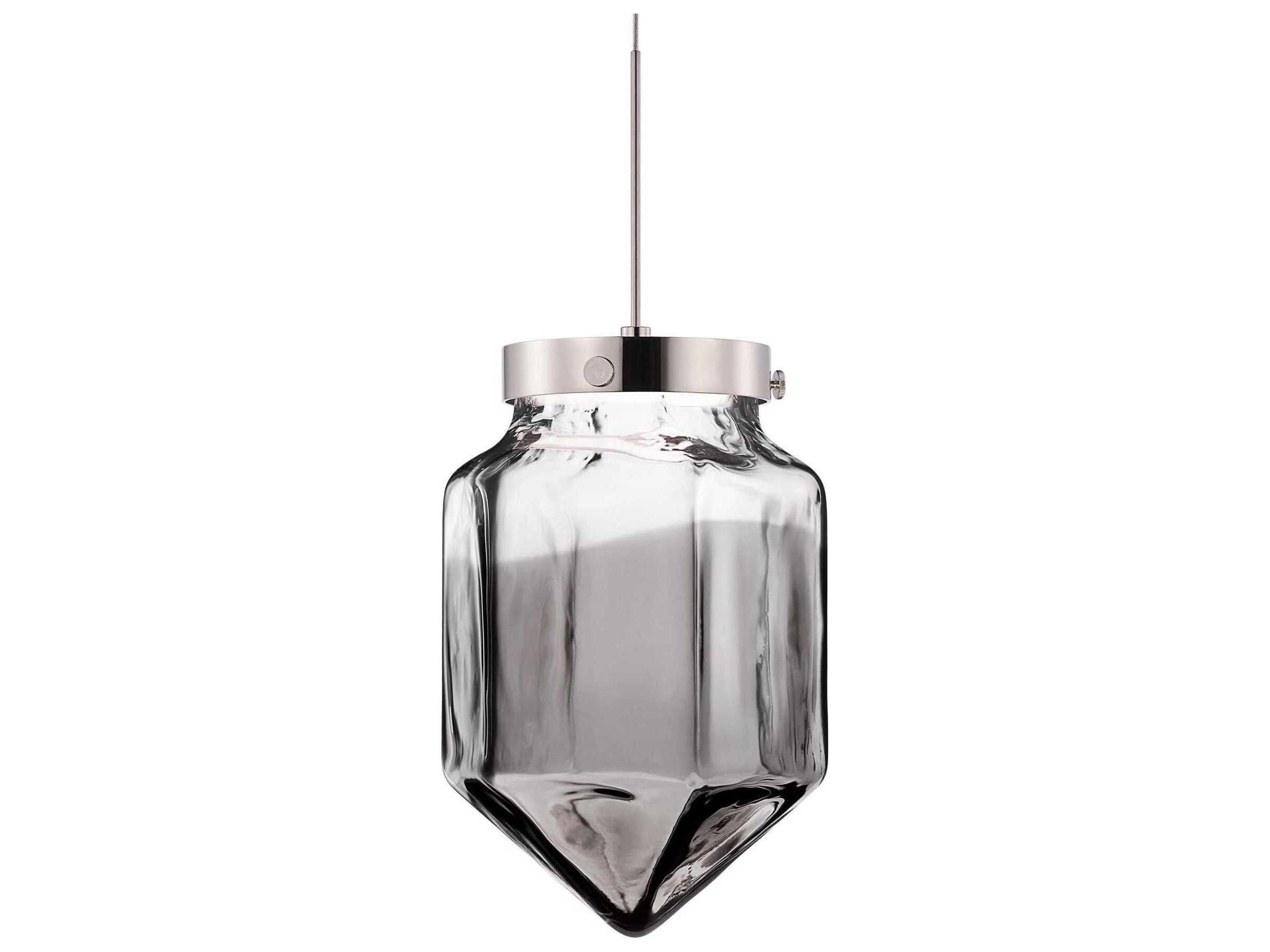 Constellation Facet Petite Gray Clear Mini Pendant
