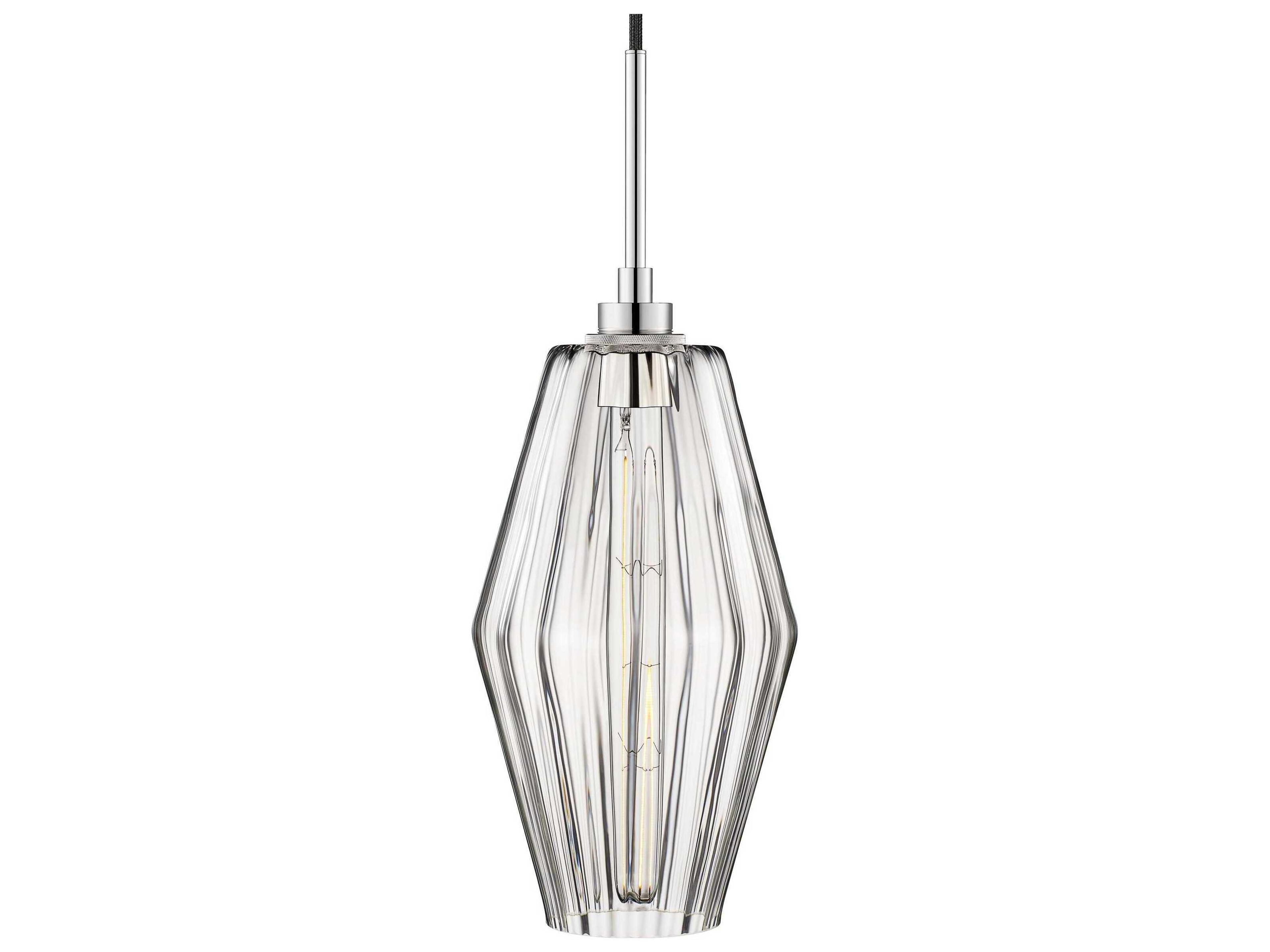 Niche Marquise 1-Light Clear Optique Mini Pendant