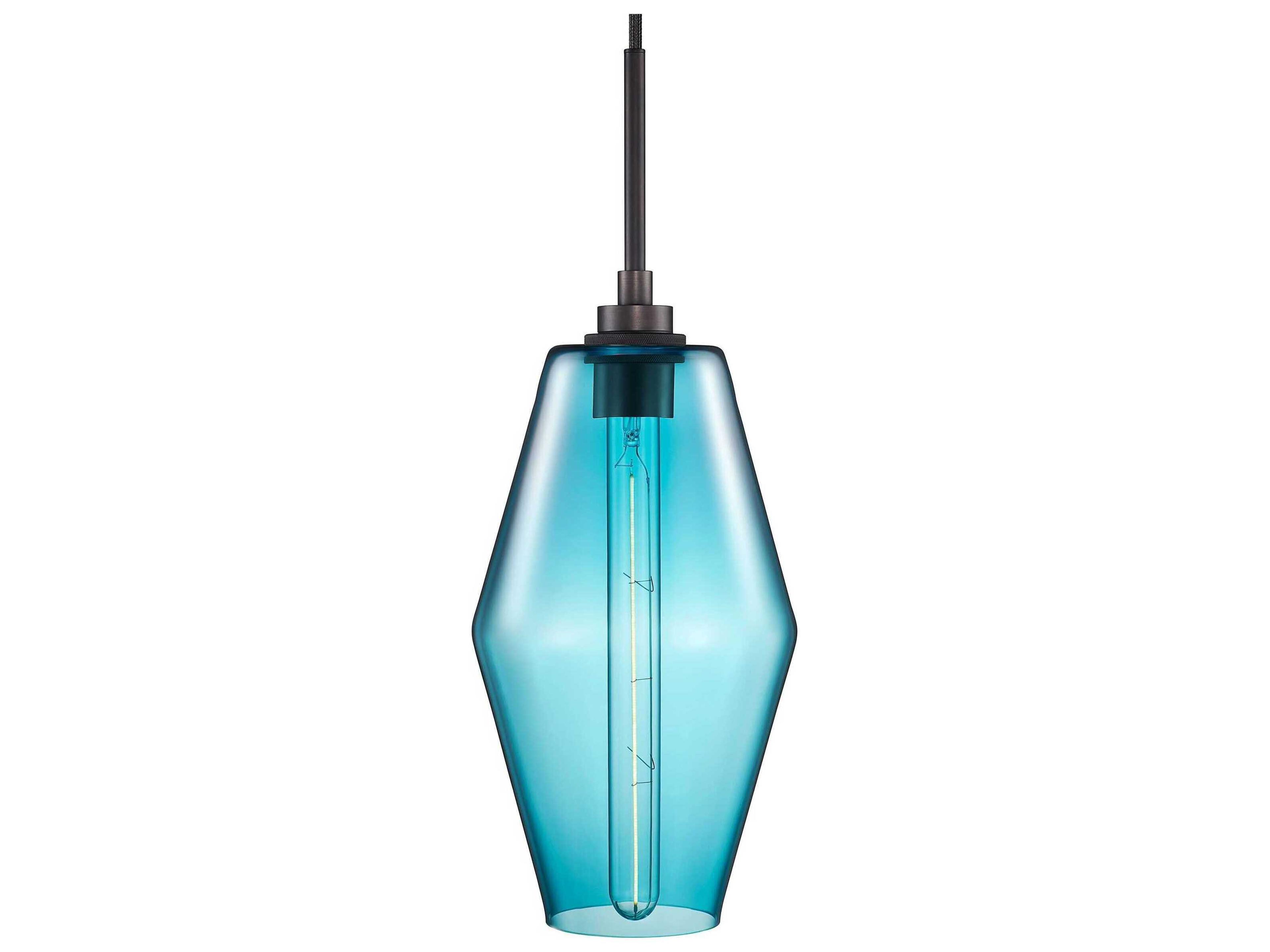 Marquise 1-Light Condesa Blue Mini Pendant