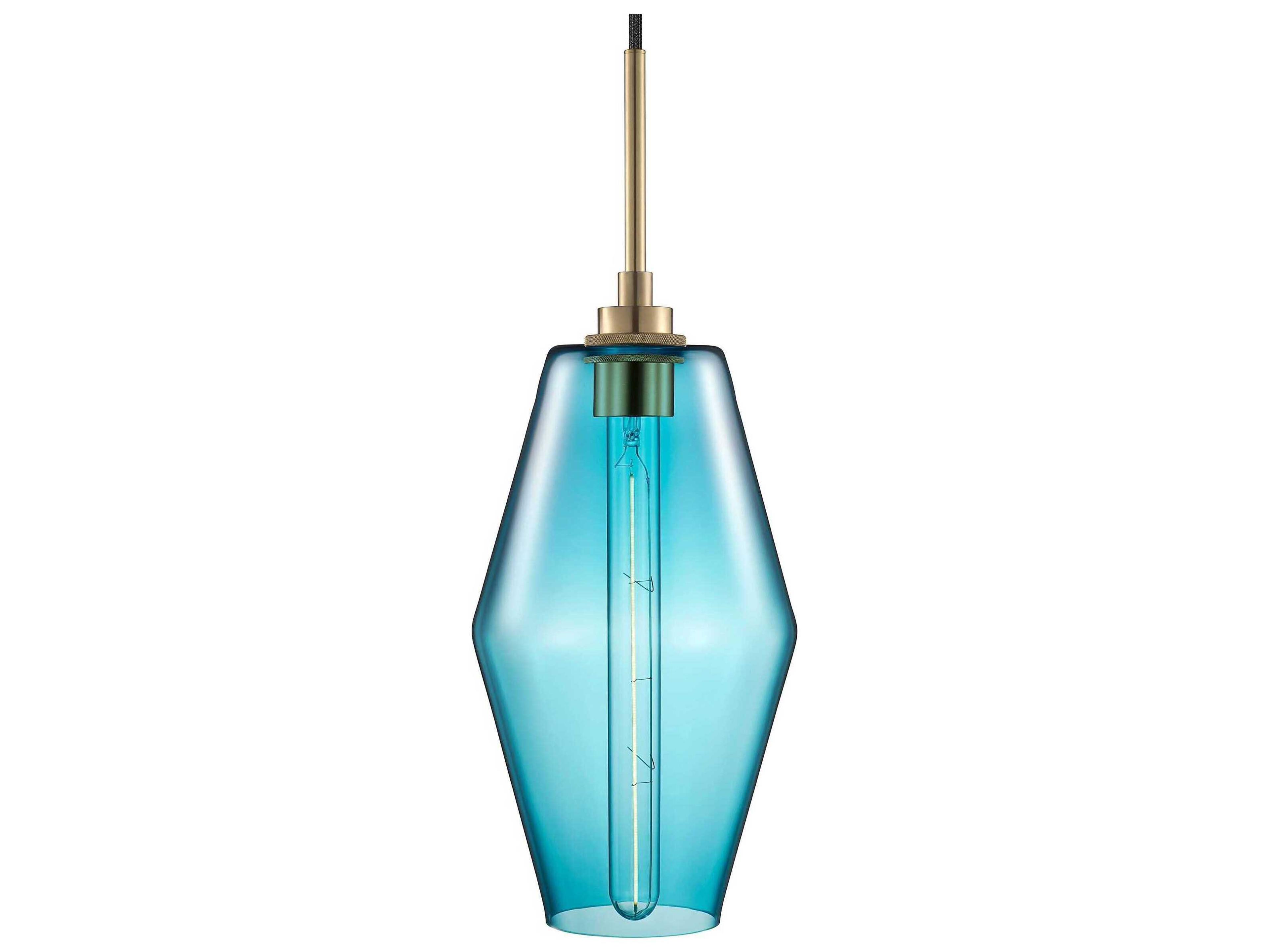 Niche Marquise 1-Light Condesa Blue Mini Pendant