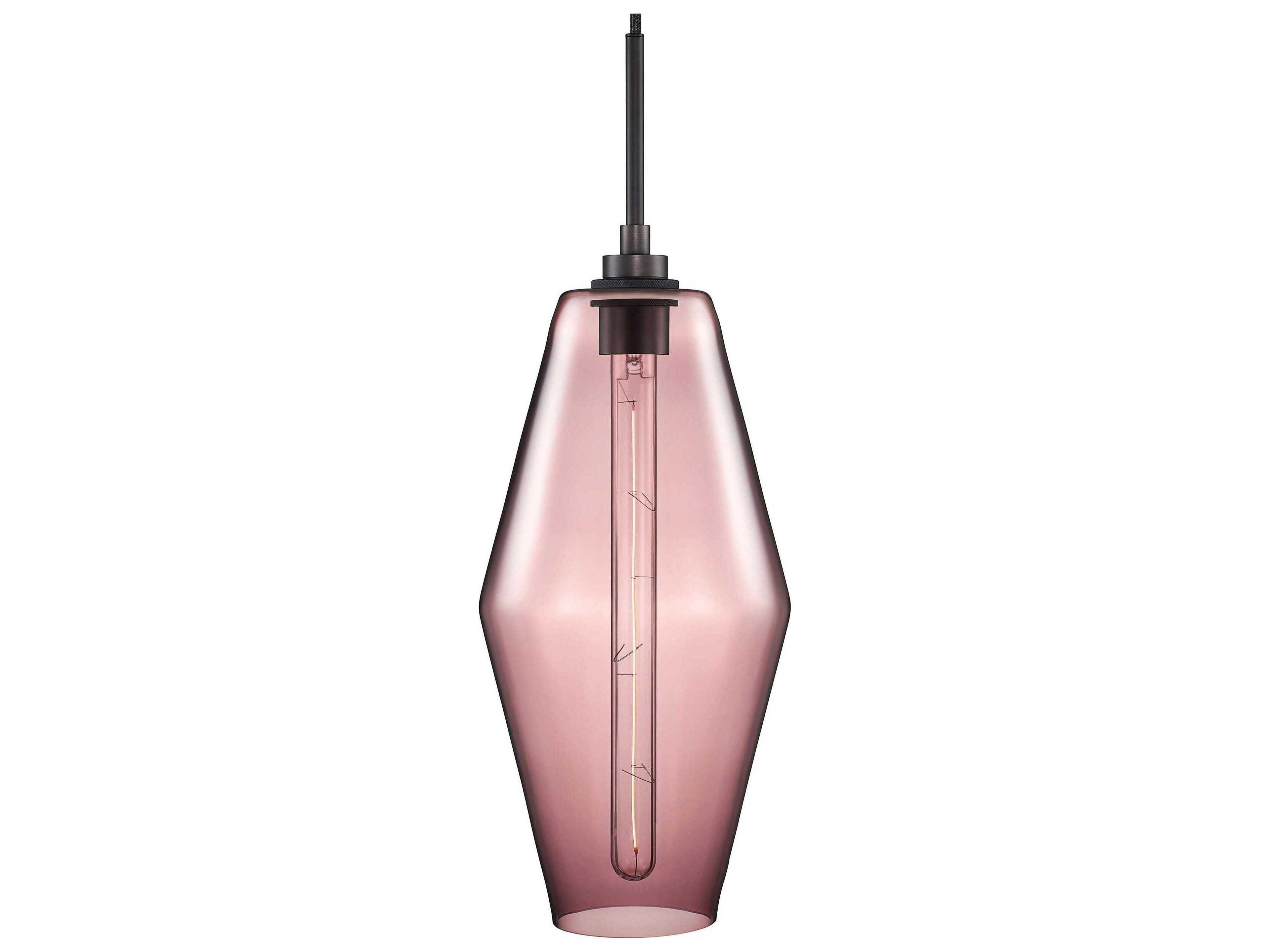 Marquise Grand 1-Light Fig Pink Mini Pendant