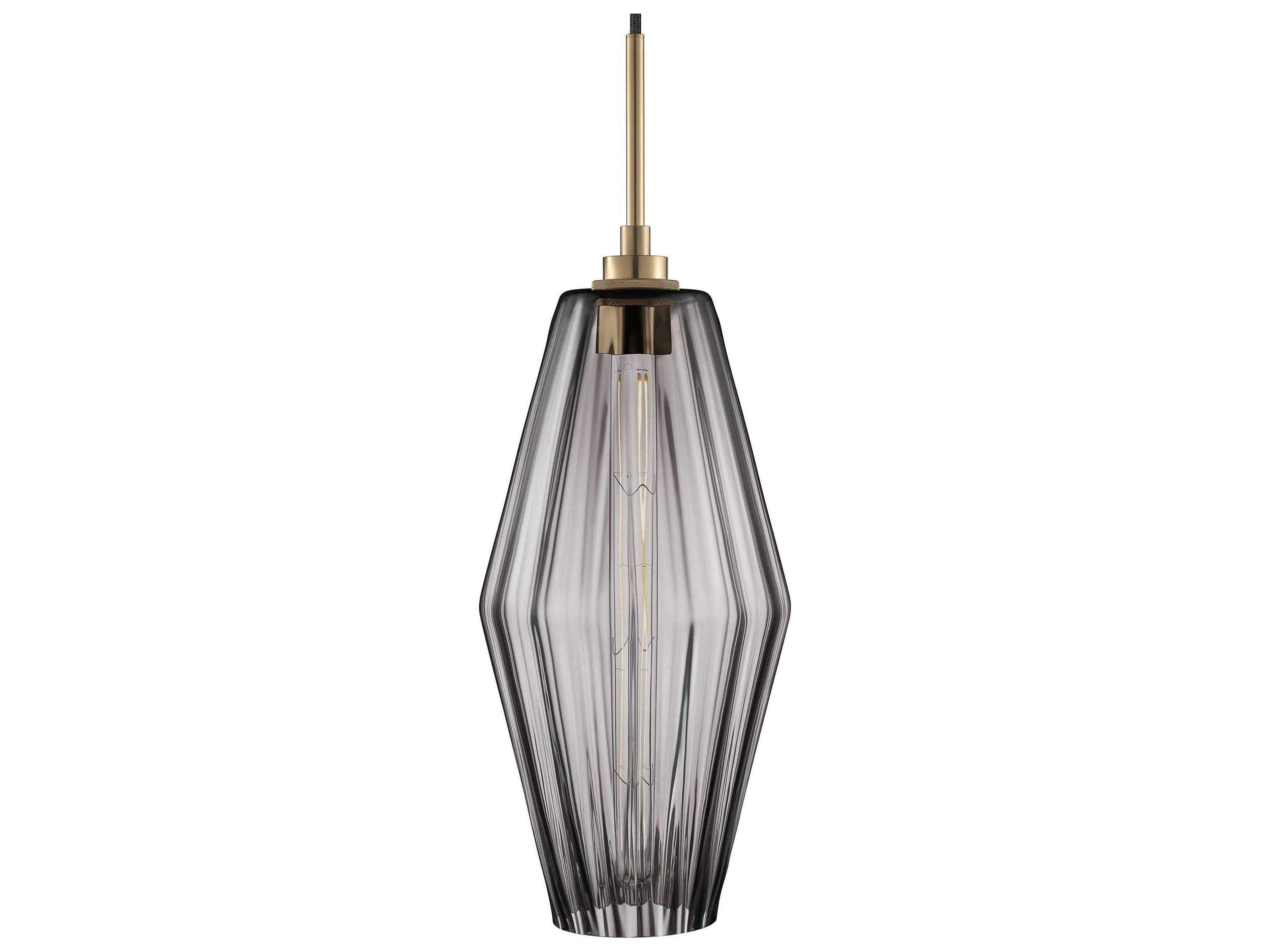 Niche Marquise Grand 1-Light Gray Optique Mini Pendant