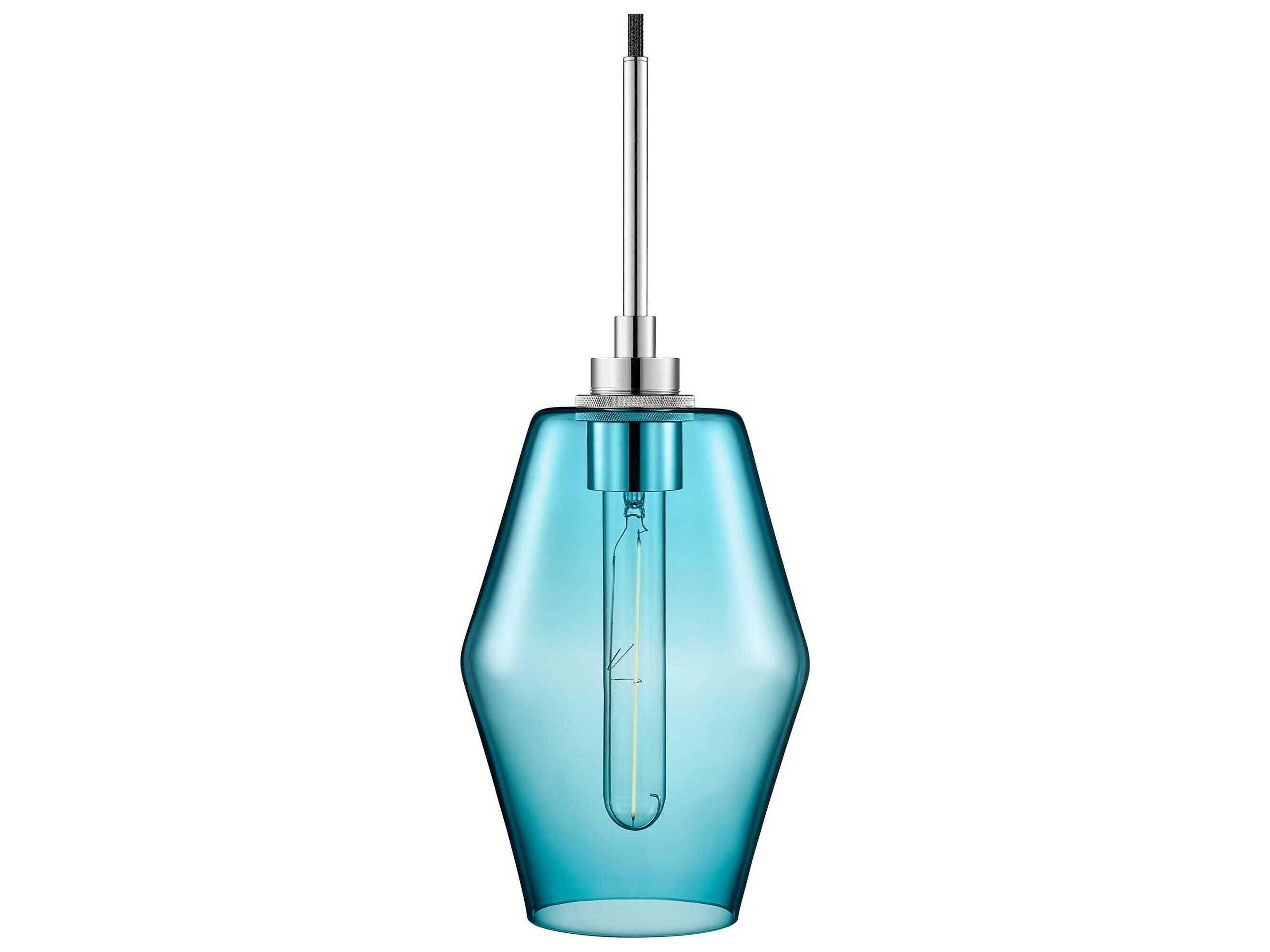 Niche Marquise Petite 1-Light Condesa Blue Mini Pendant
