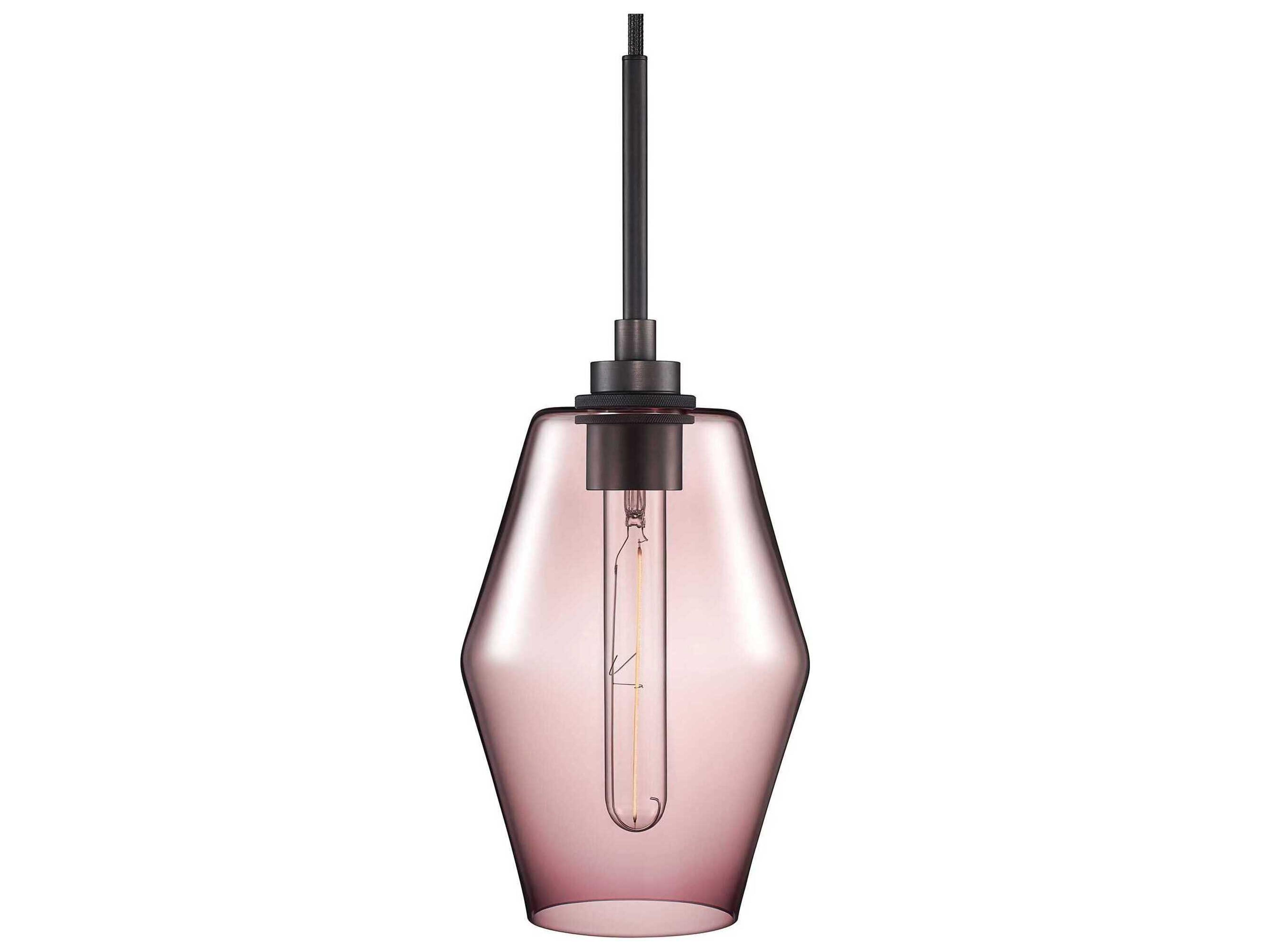 Marquise Petite 1-Light Fig Pink Mini Pendant