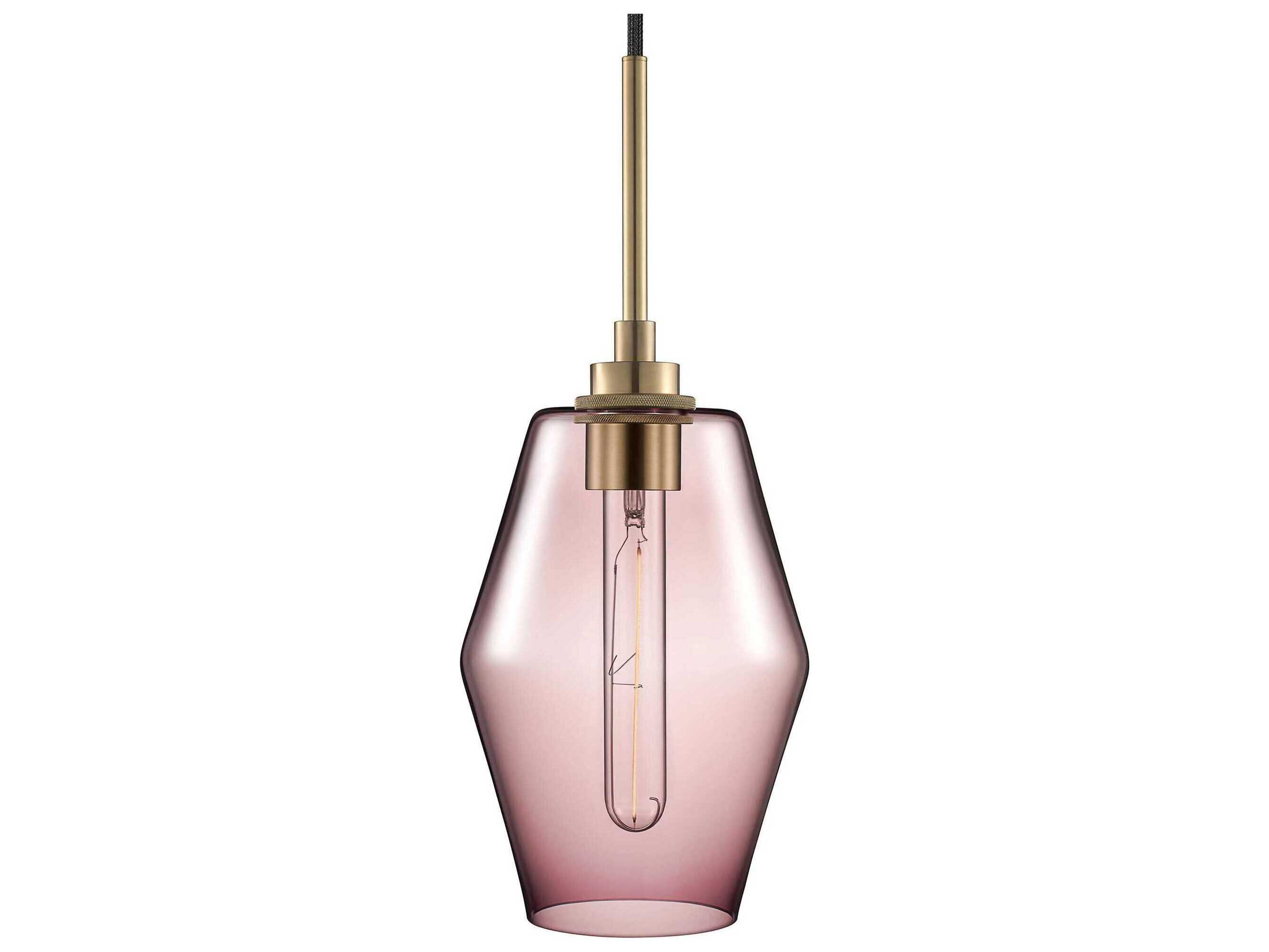 Niche Marquise Petite 1-Light Fig Pink Mini Pendant
