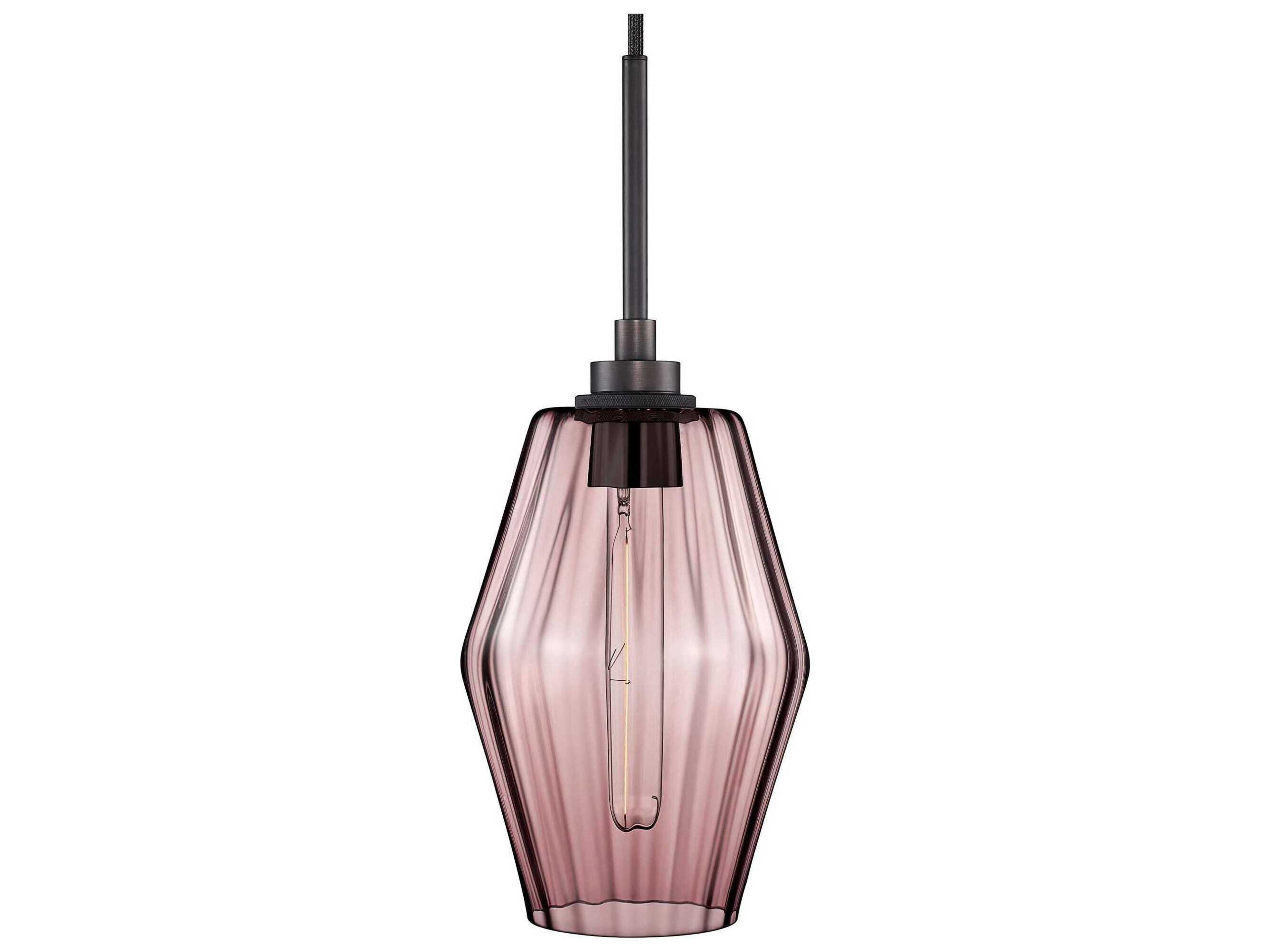 Marquise Petite 1-Light Fig Optique Pink Mini Pendant