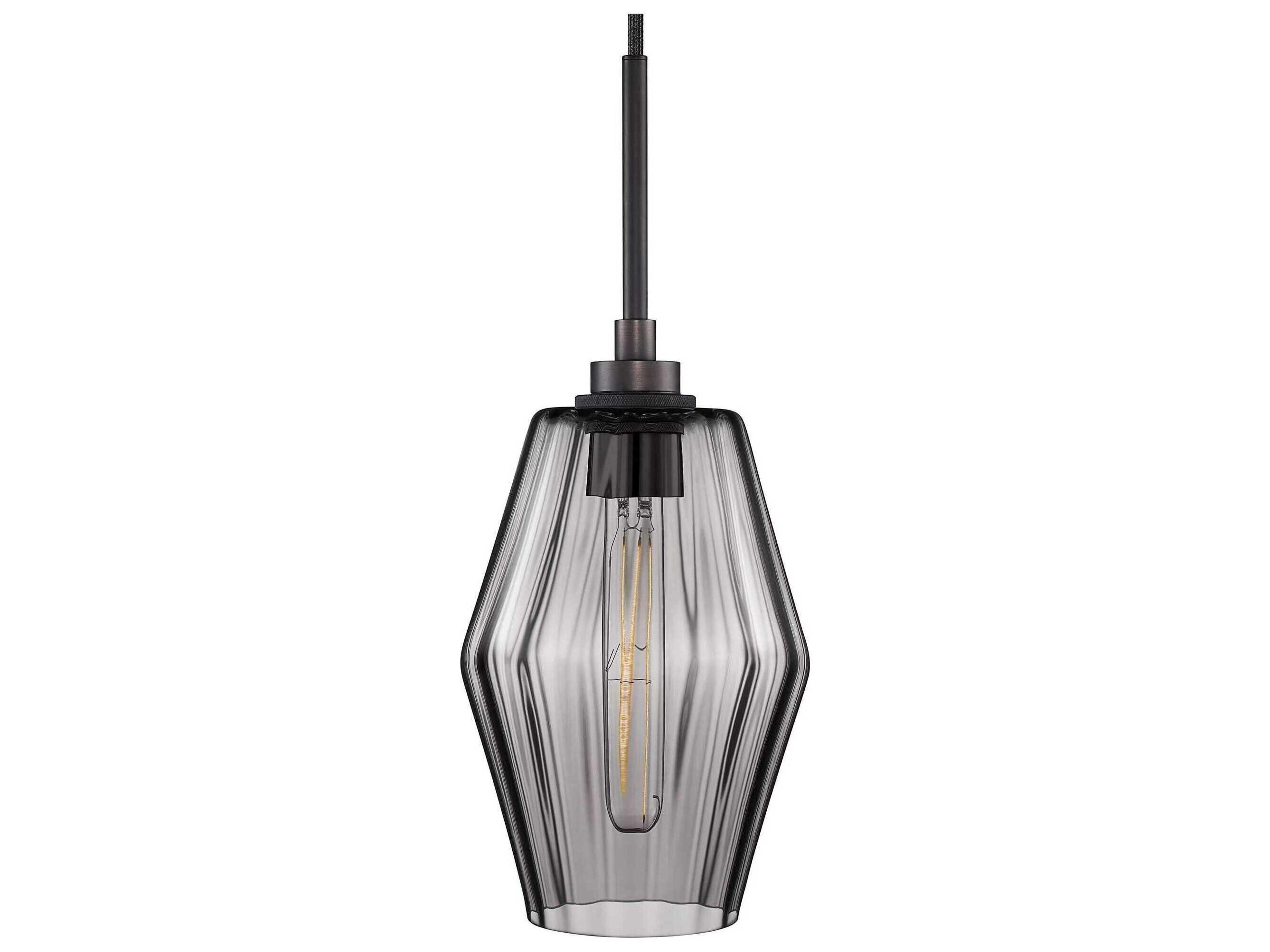 Marquise Petite 1-Light Gray Optique Mini Pendant