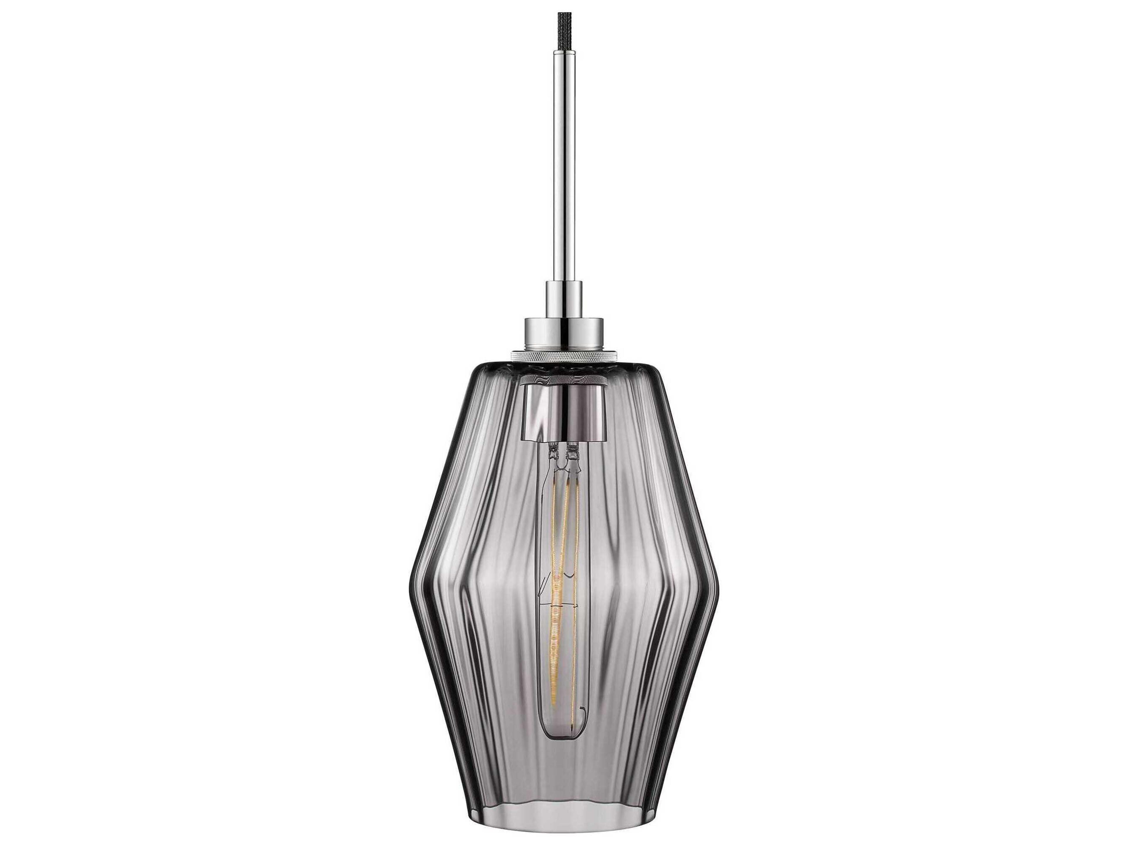 Niche Marquise Petite 1-Light Gray Optique Mini Pendant