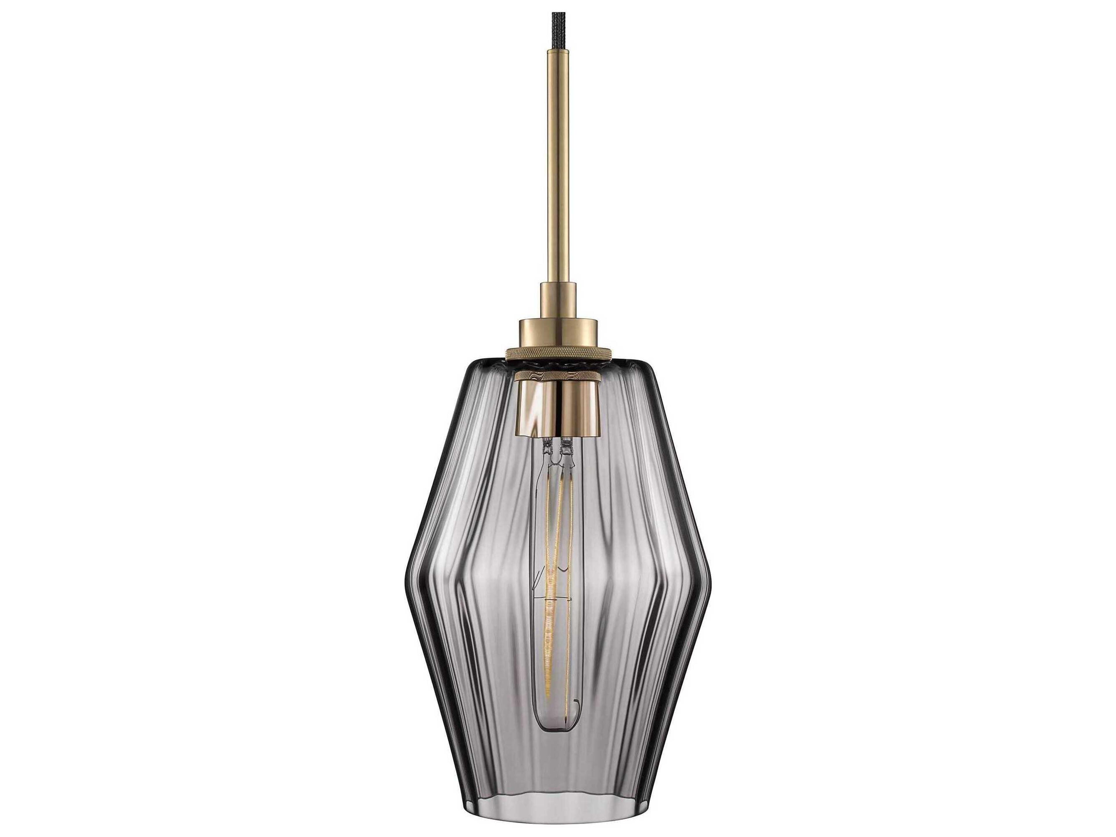 Niche Marquise Petite 1-Light Gray Optique Mini Pendant