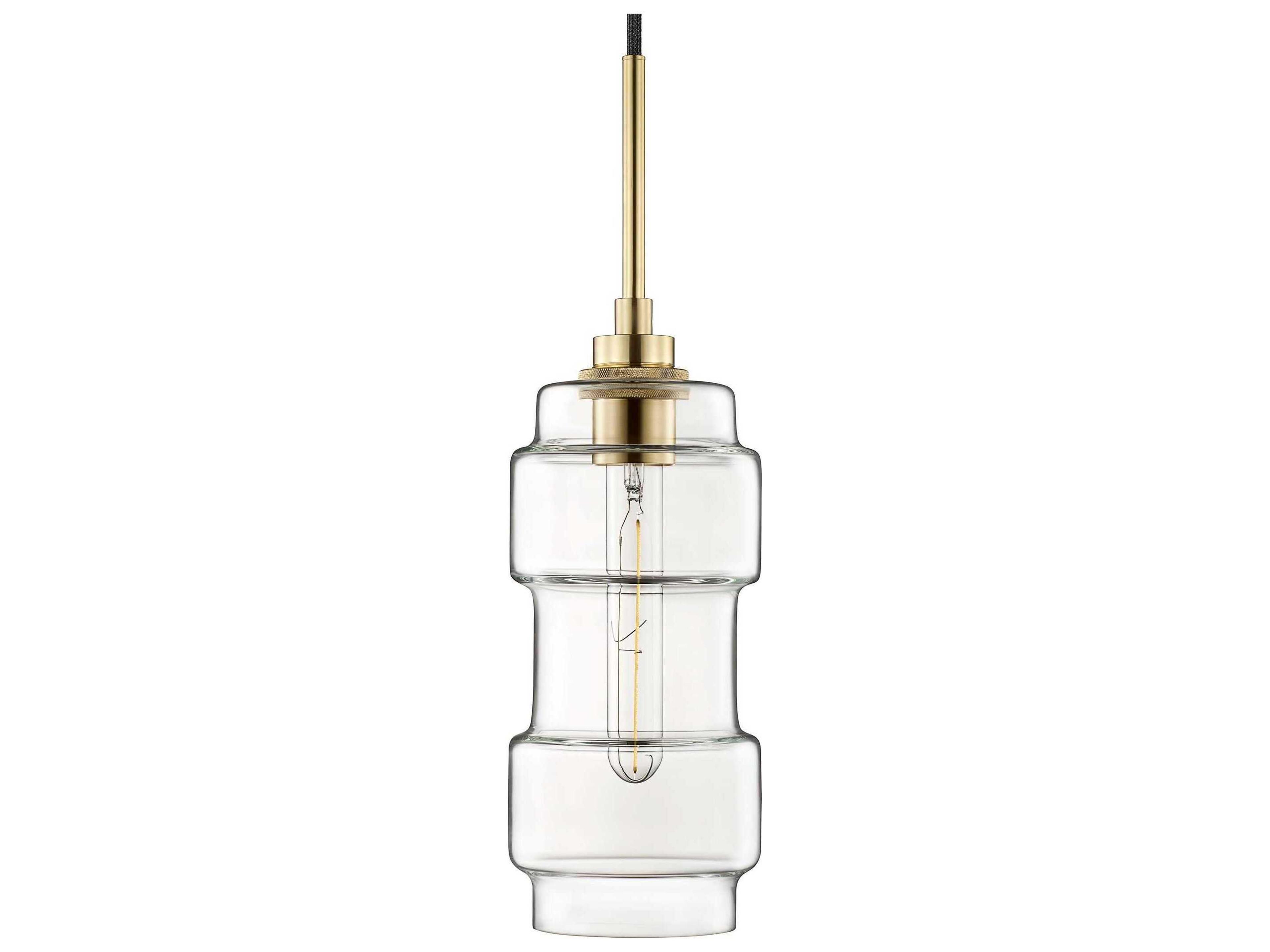 Niche Muralla 1-Light Clear Cylinder Mini Pendant