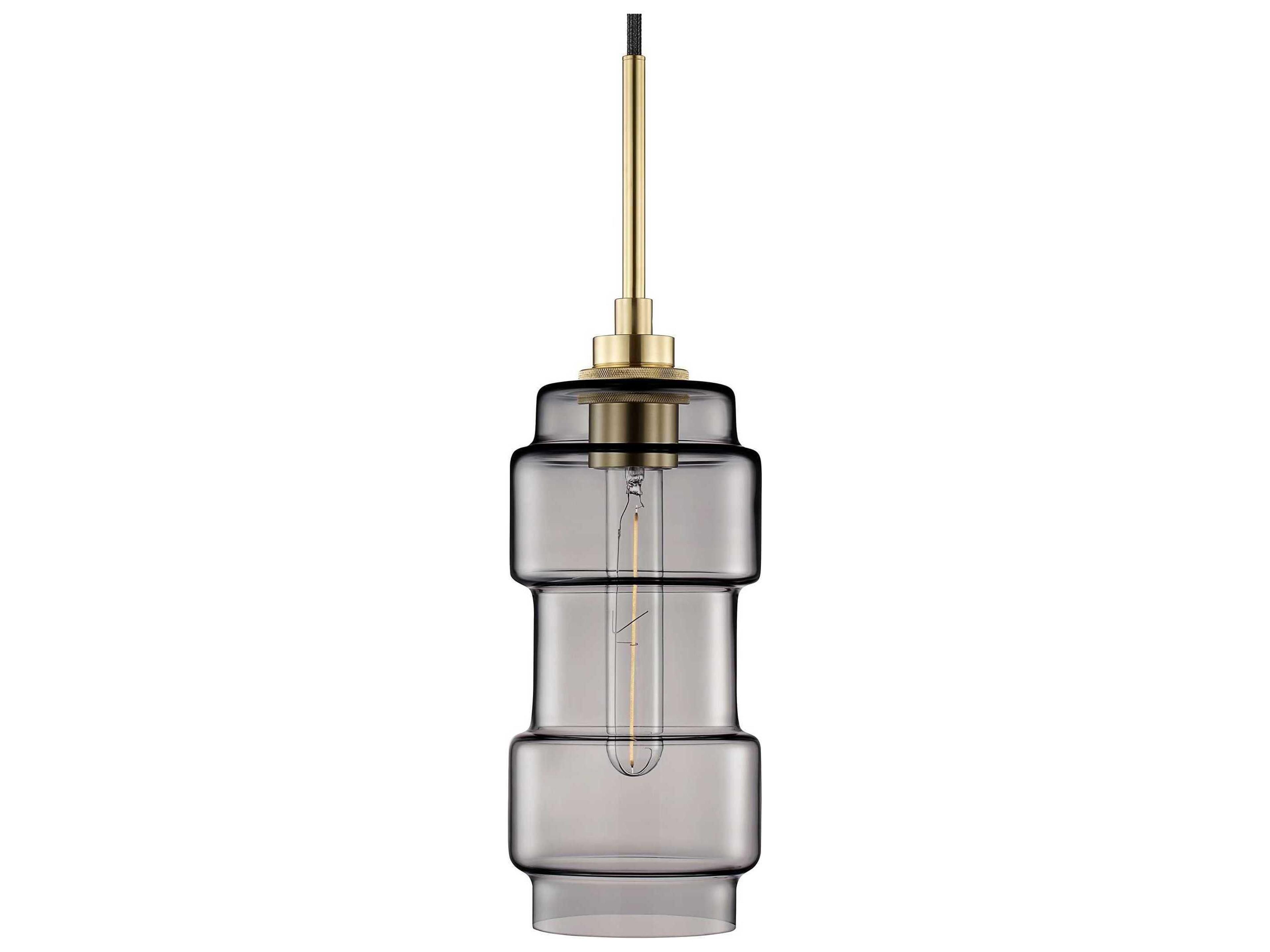 Niche Muralla 1-Light Gray Cylinder Mini Pendant