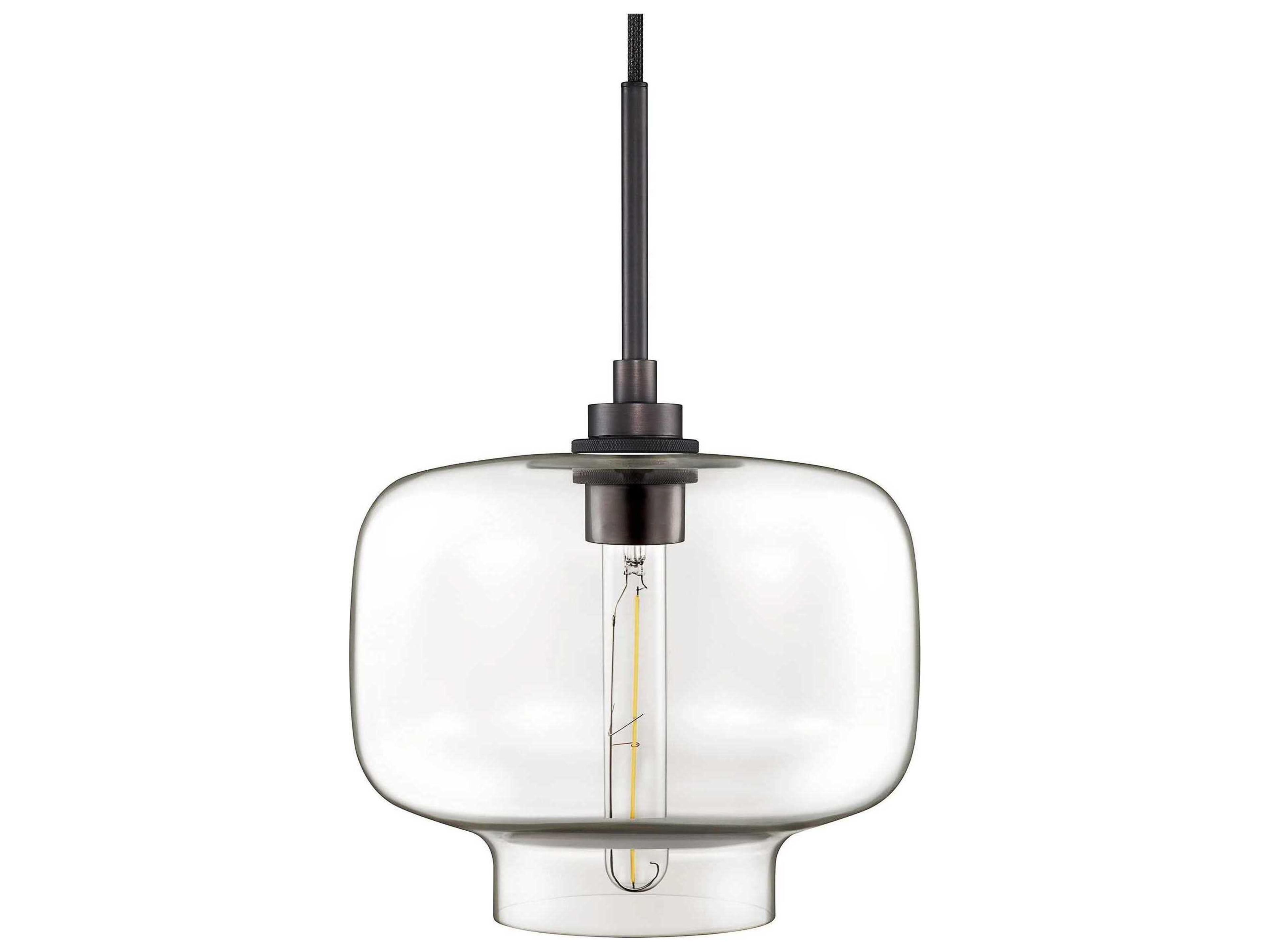 Silica Oculo 1-Light Clear Mini Pendant