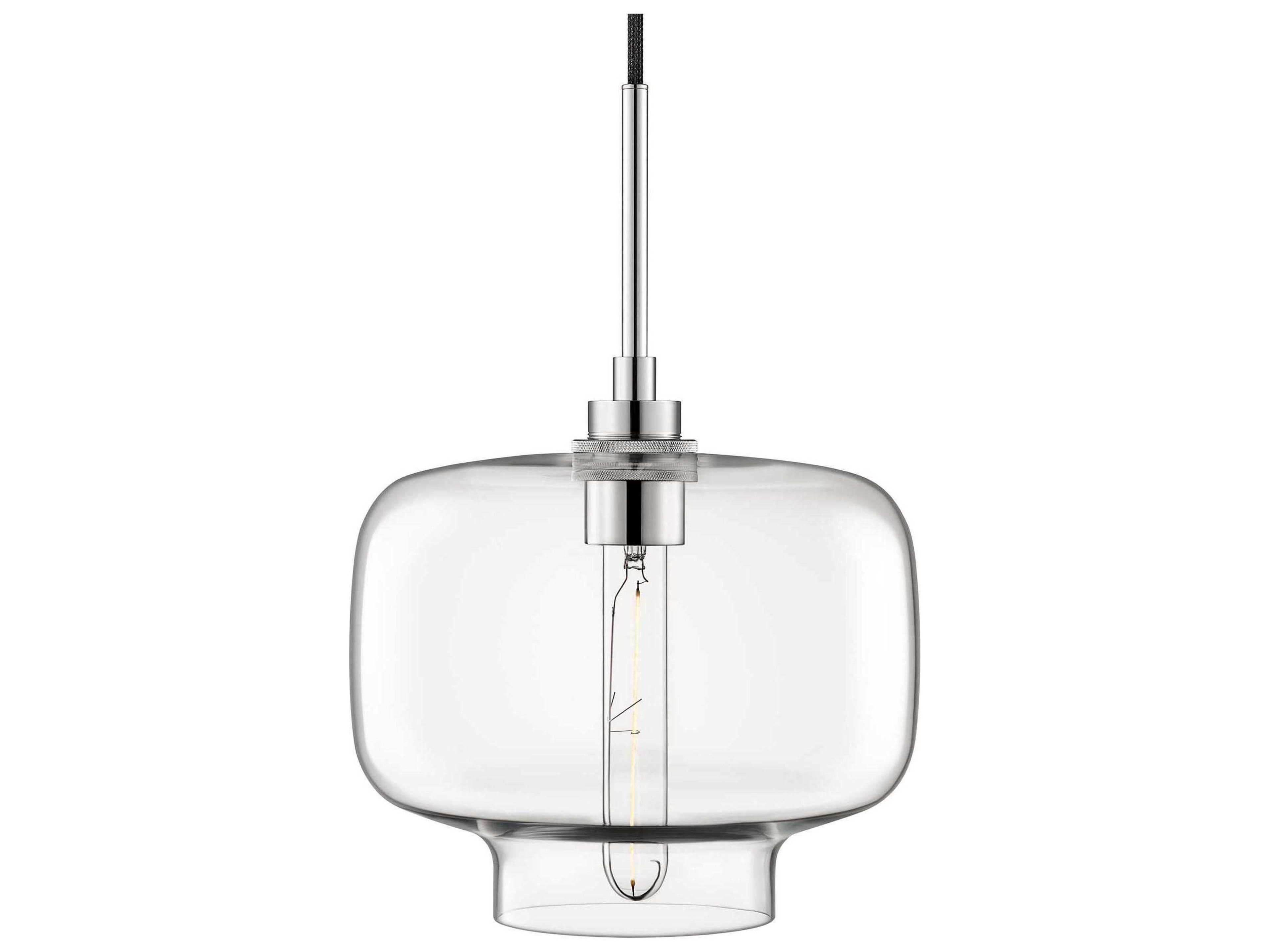 Niche Silica Oculo 1-Light Clear Mini Pendant