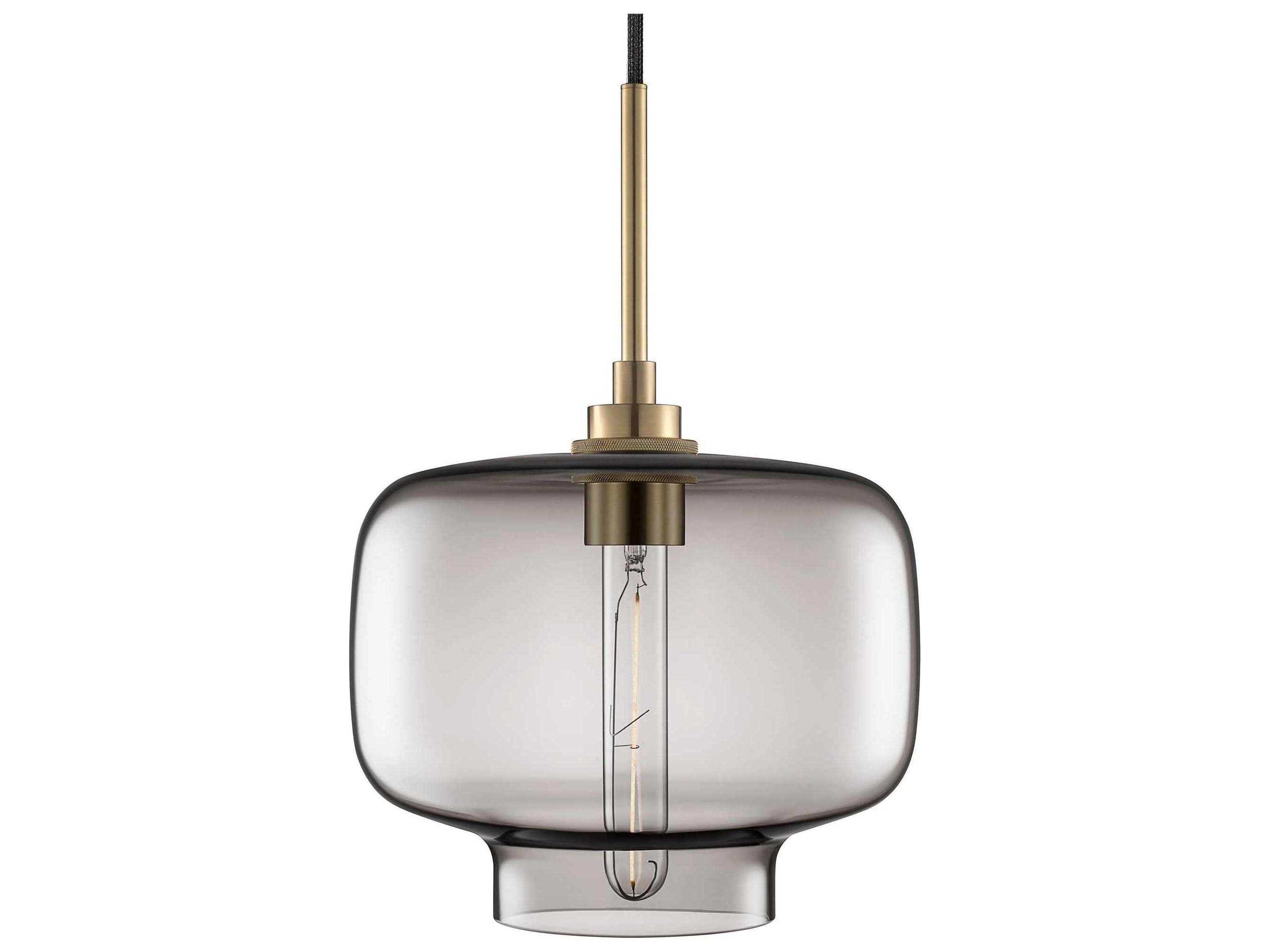 Niche Silica Oculo 1-Light Gray Mini Pendant