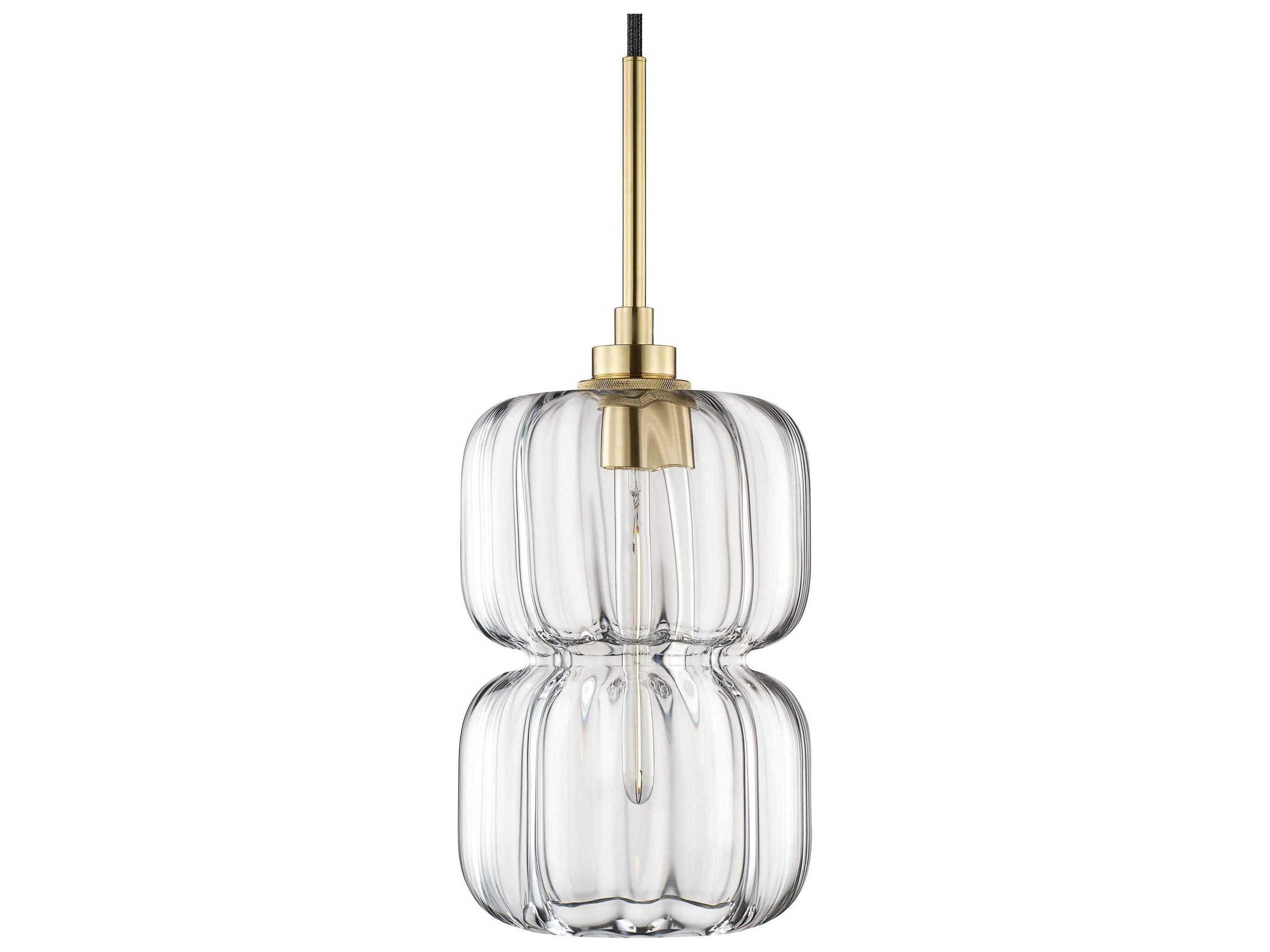 Niche Pinch Optique 1-Light Clear Mini Pendant