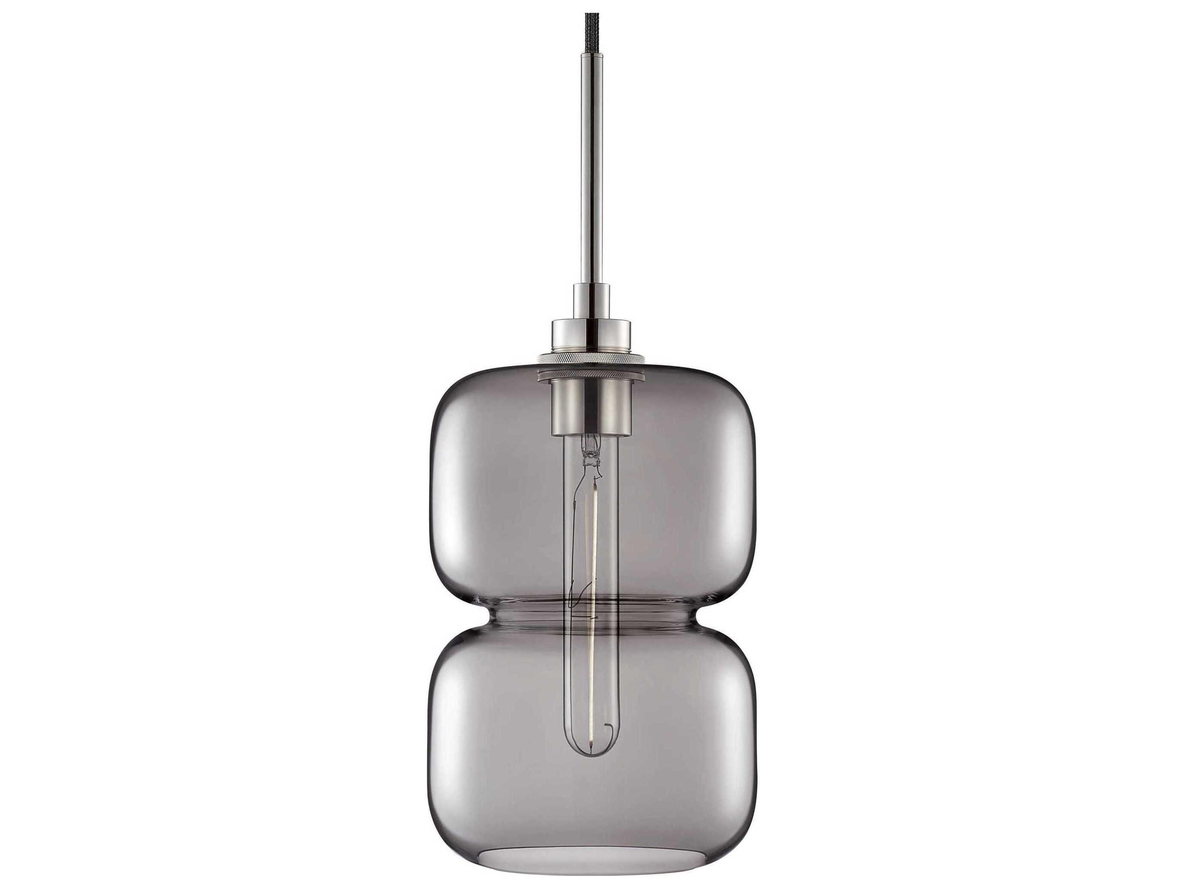 Niche Pinch 1-Light Gray Mini Pendant