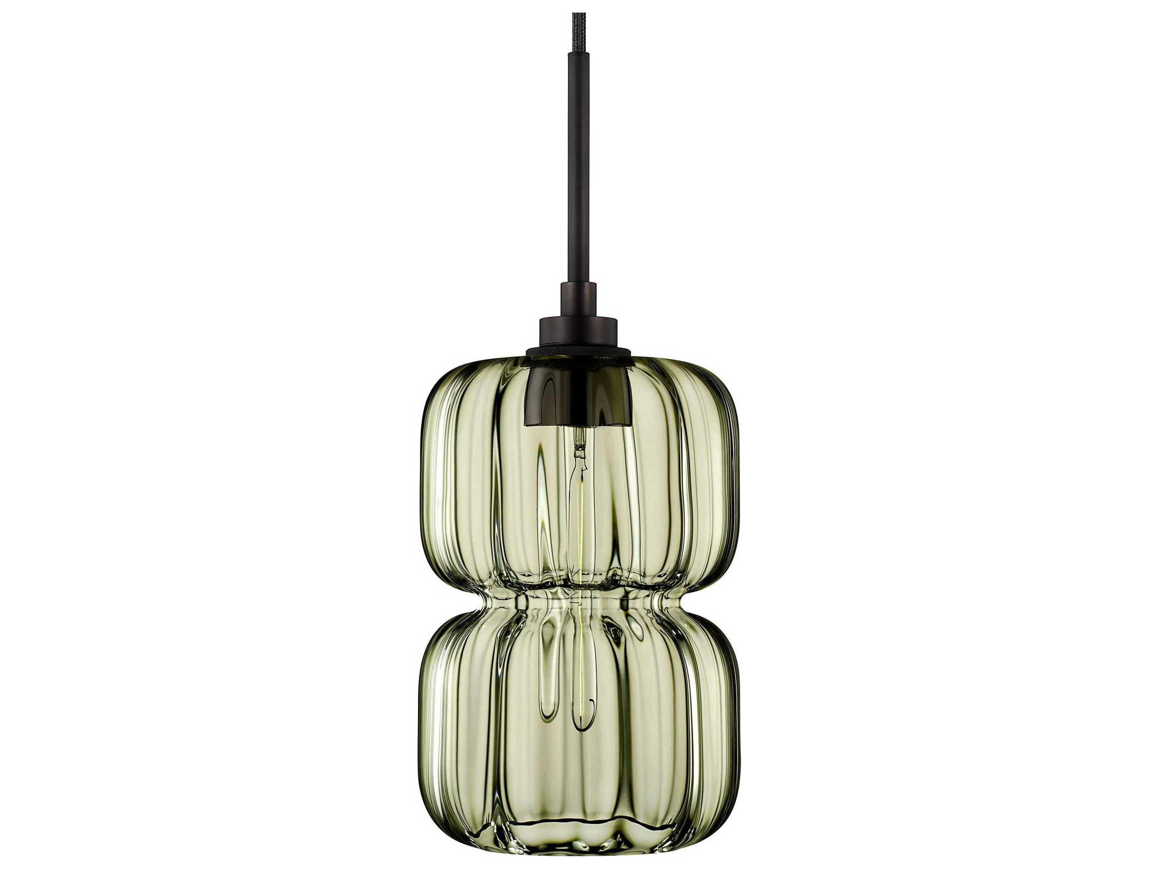Pinch Optique 1-Light Moss Green Mini Pendant