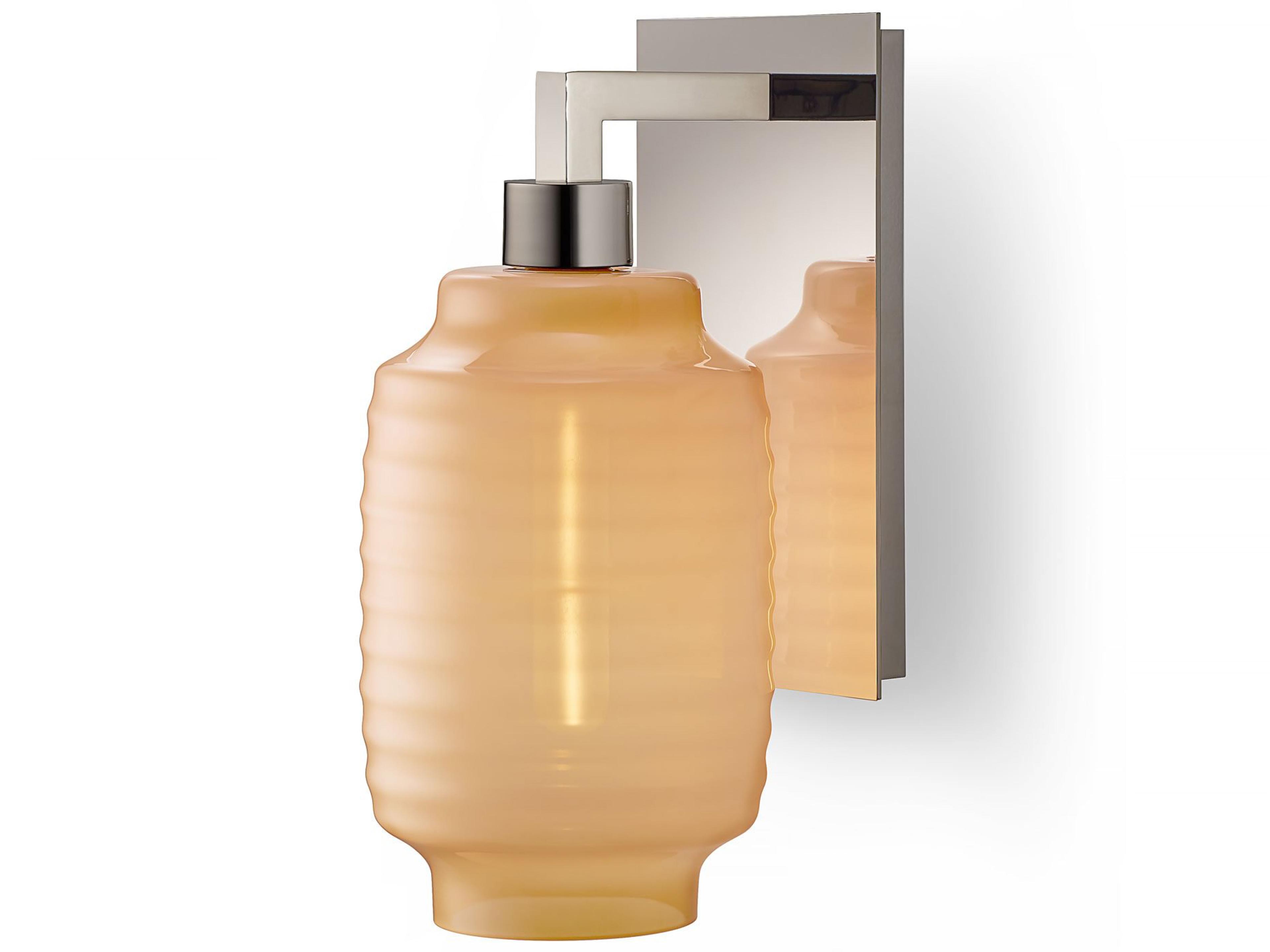 Chinois 1-Light Blush Yellow Wall Sconce