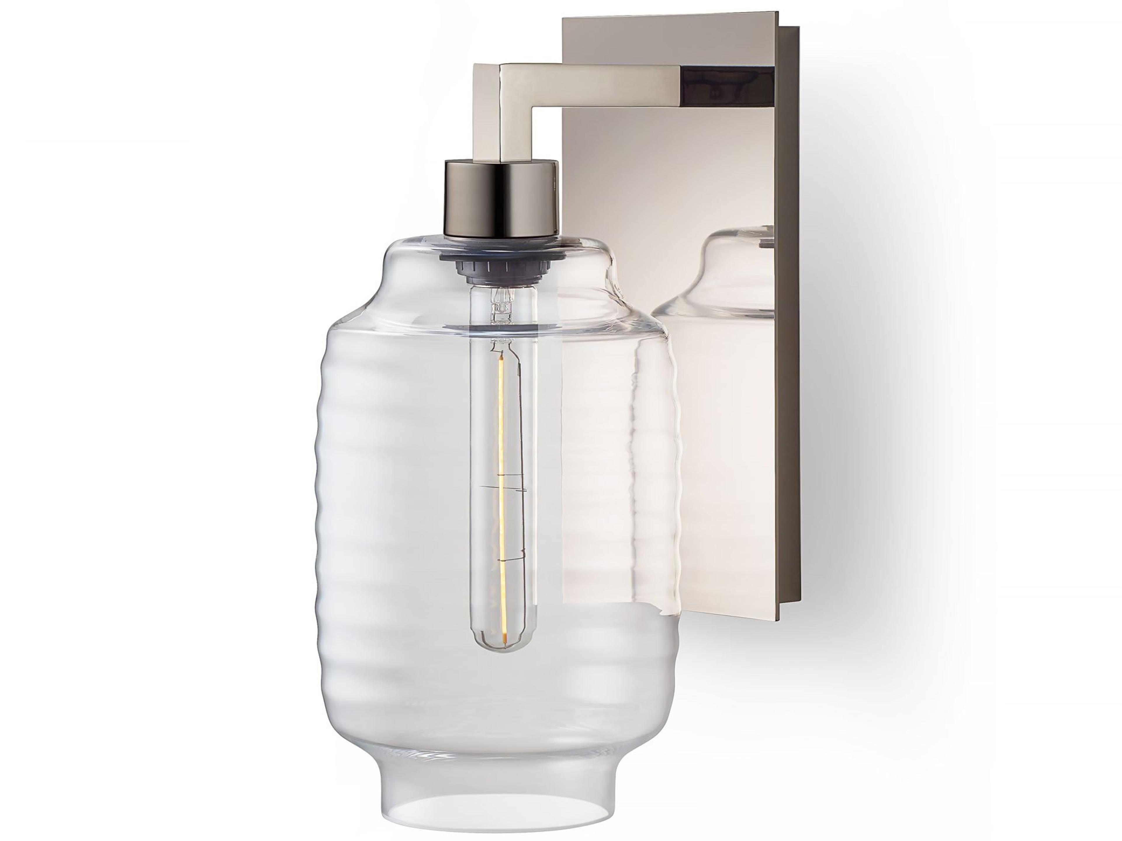 Chinois 1-Light Clear Wall Sconce