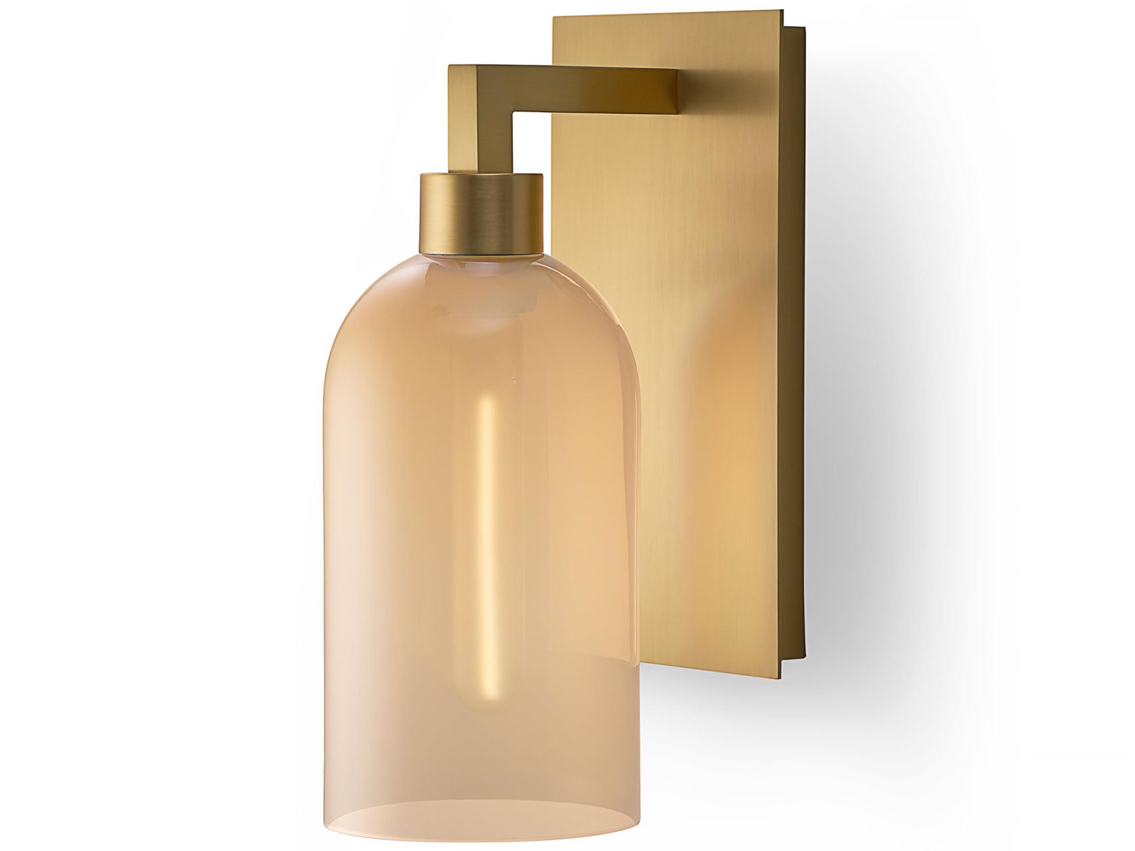 Niche Cloche Petite 1-Light Blush Yellow Wall Sconce
