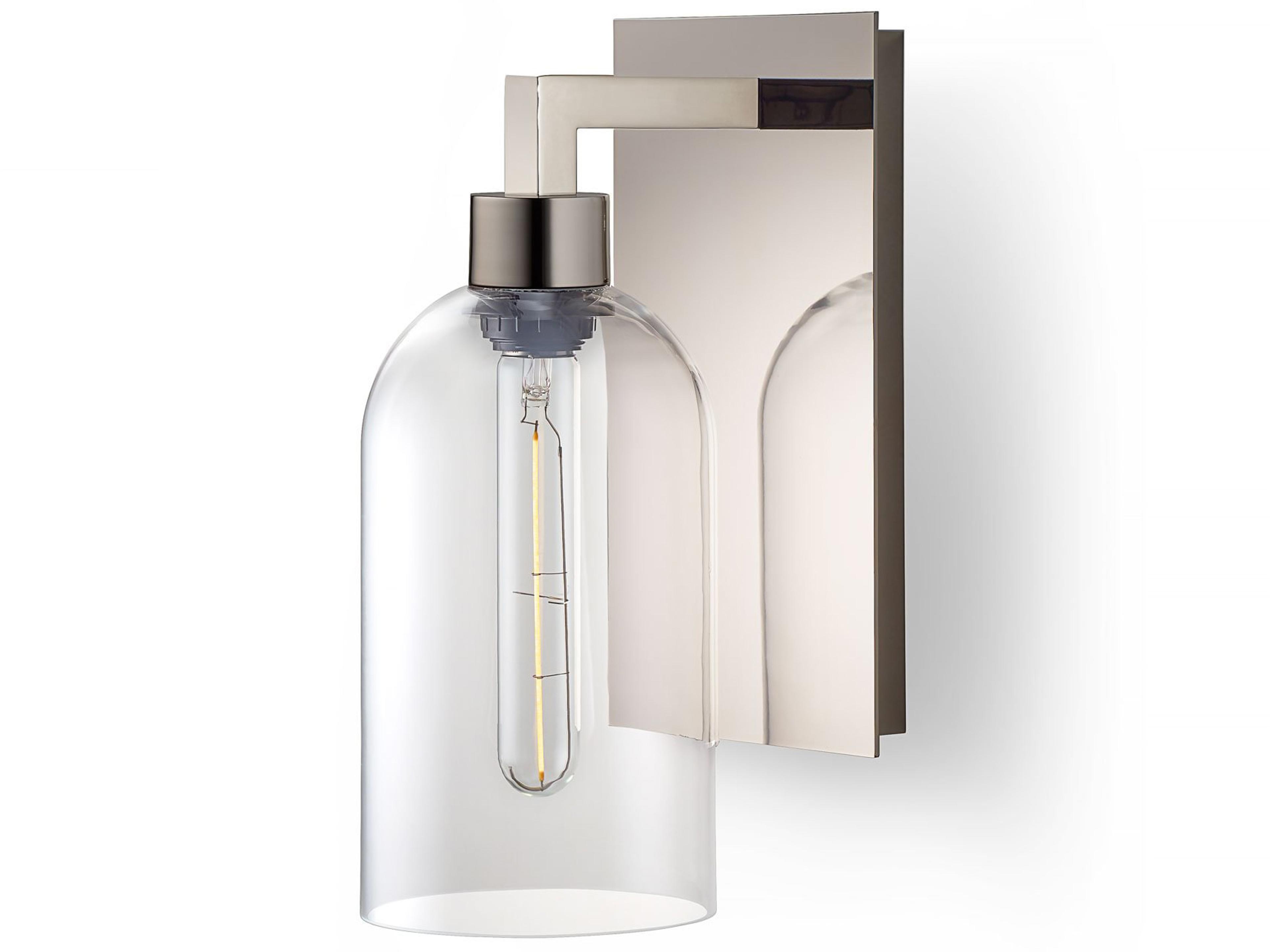 Cloche Petite 1-Light Clear Wall Sconce