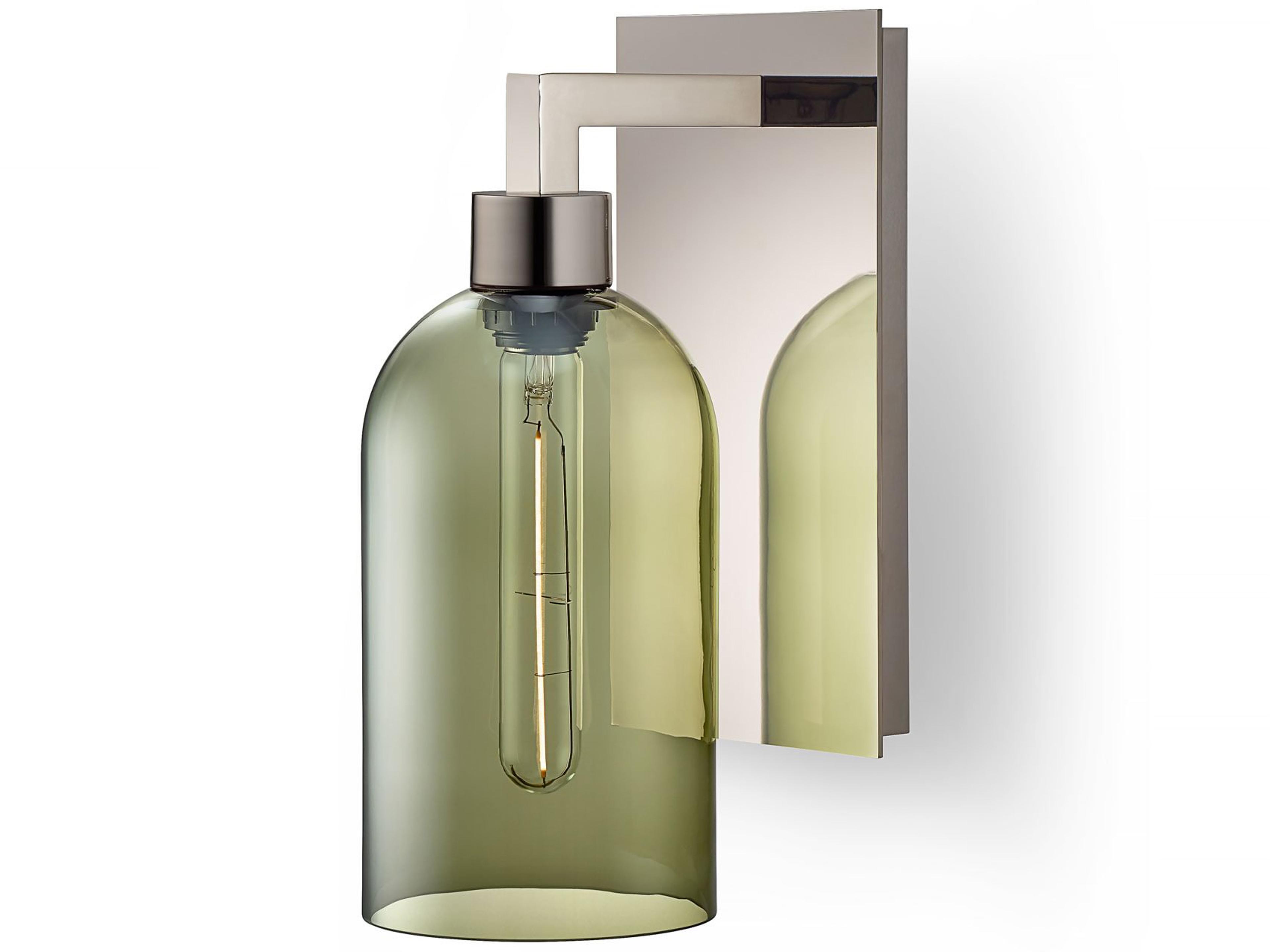 Cloche Petite 1-Light Moss Green Wall Sconce