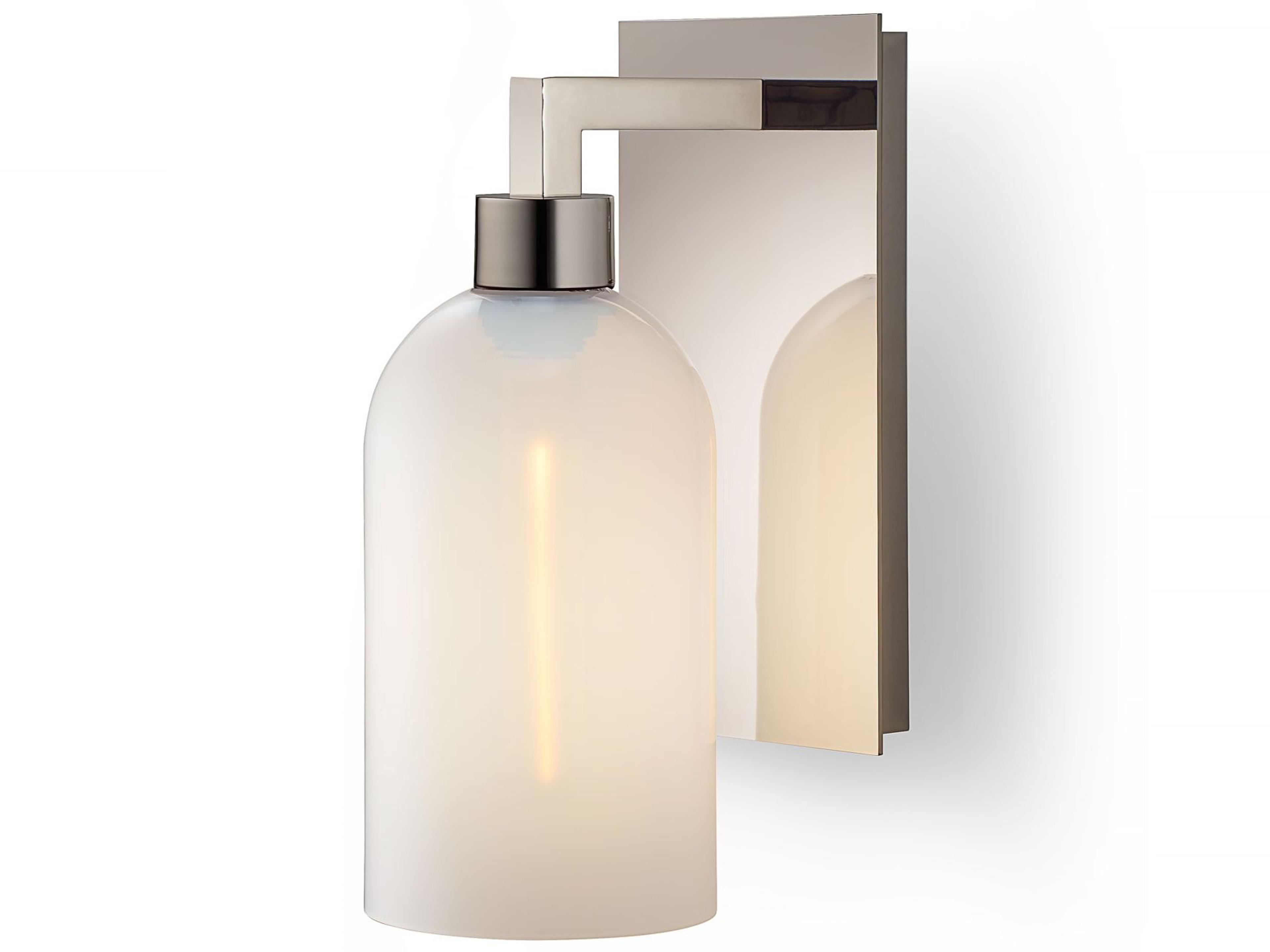 Cloche Petite 1-Light Opaline White Wall Sconce