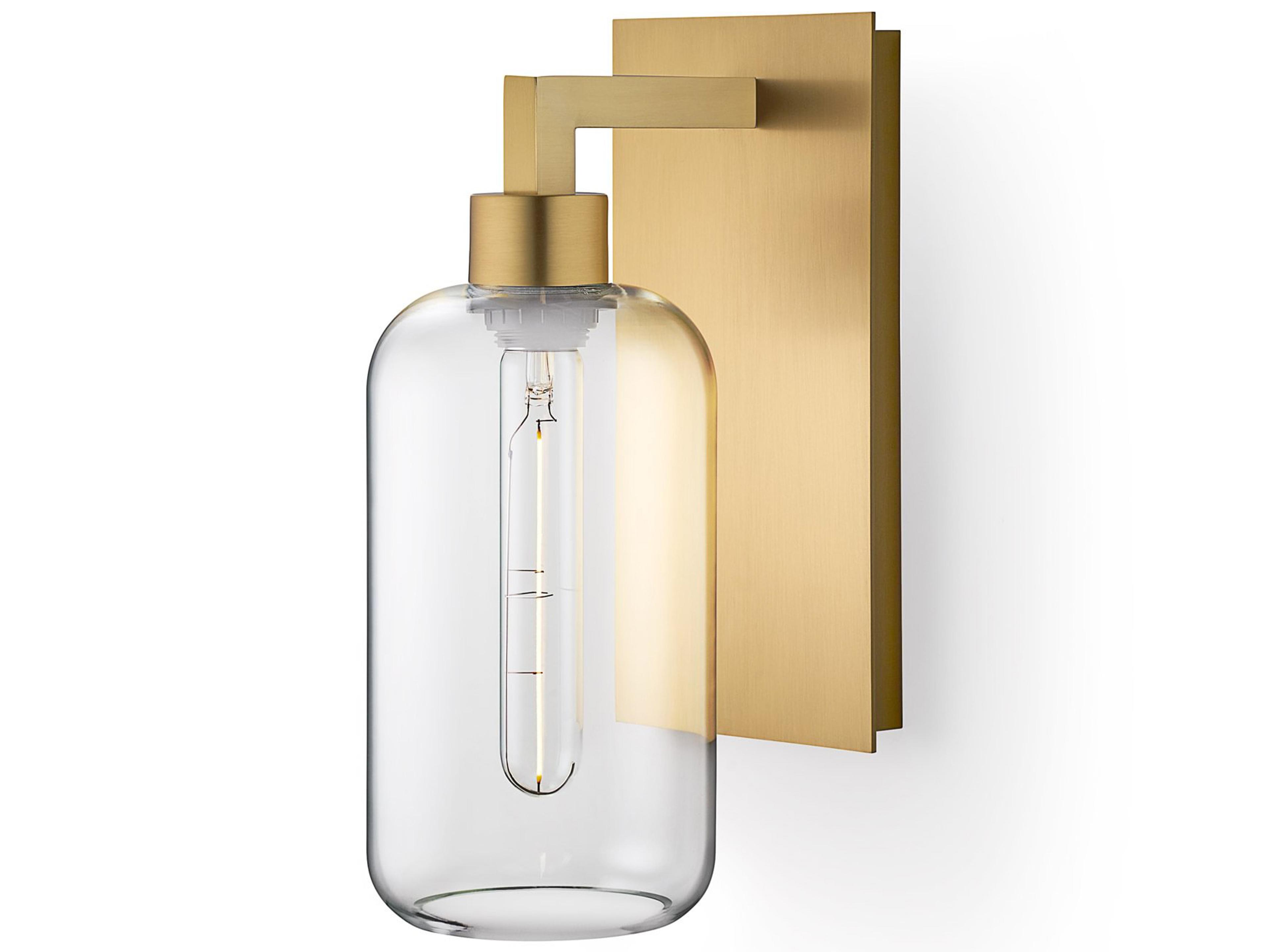 Niche Helio 1-Light Clear Wall Sconce