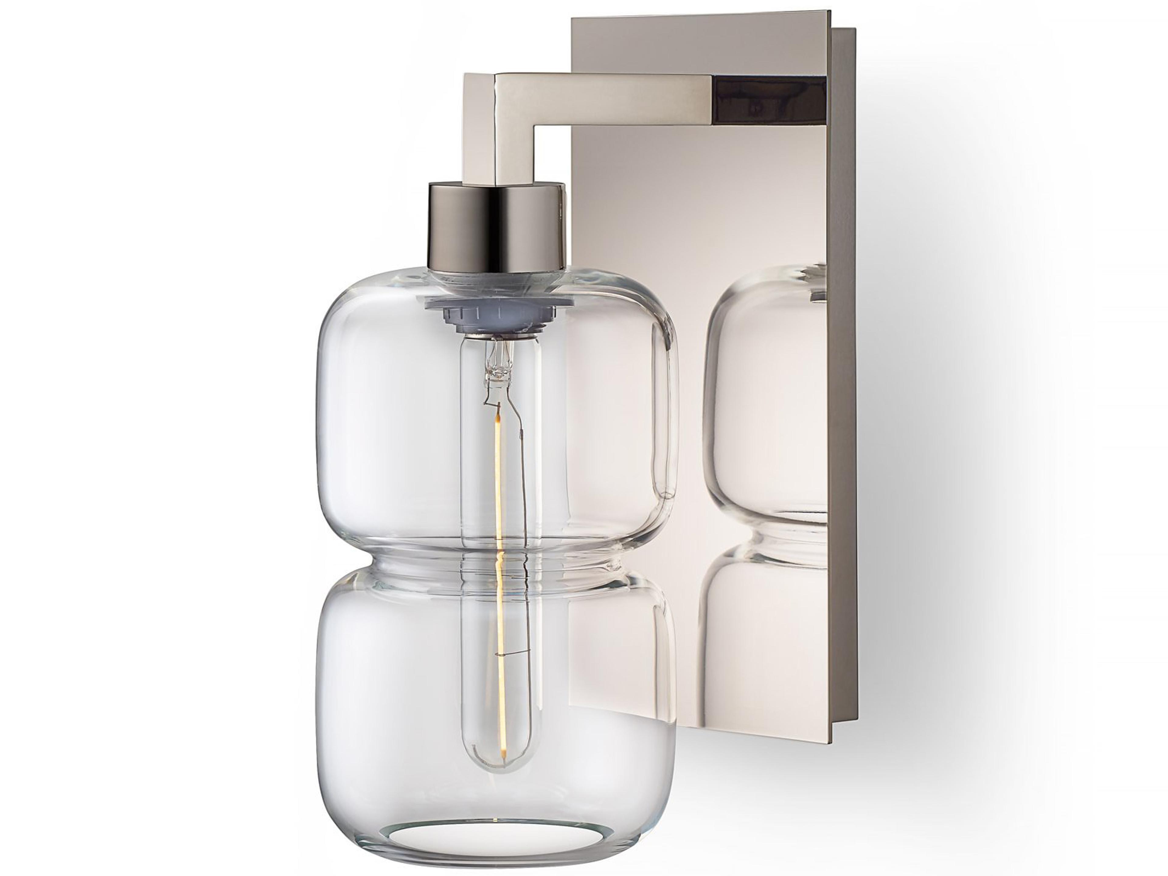 Pinch Petite 1-Light Clear Wall Sconce