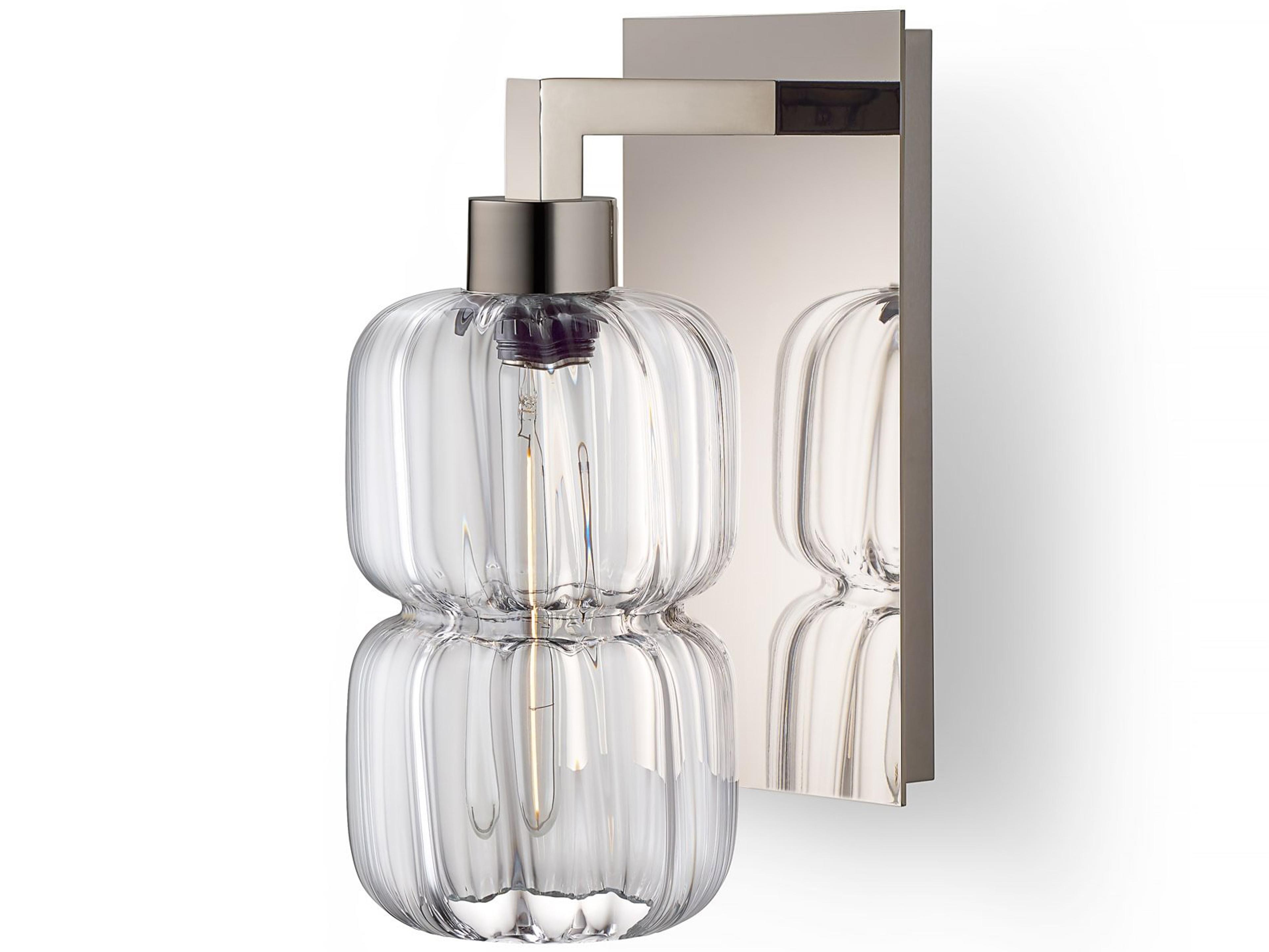 Pinch Petite 1-Light Clear Optique Wall Sconce