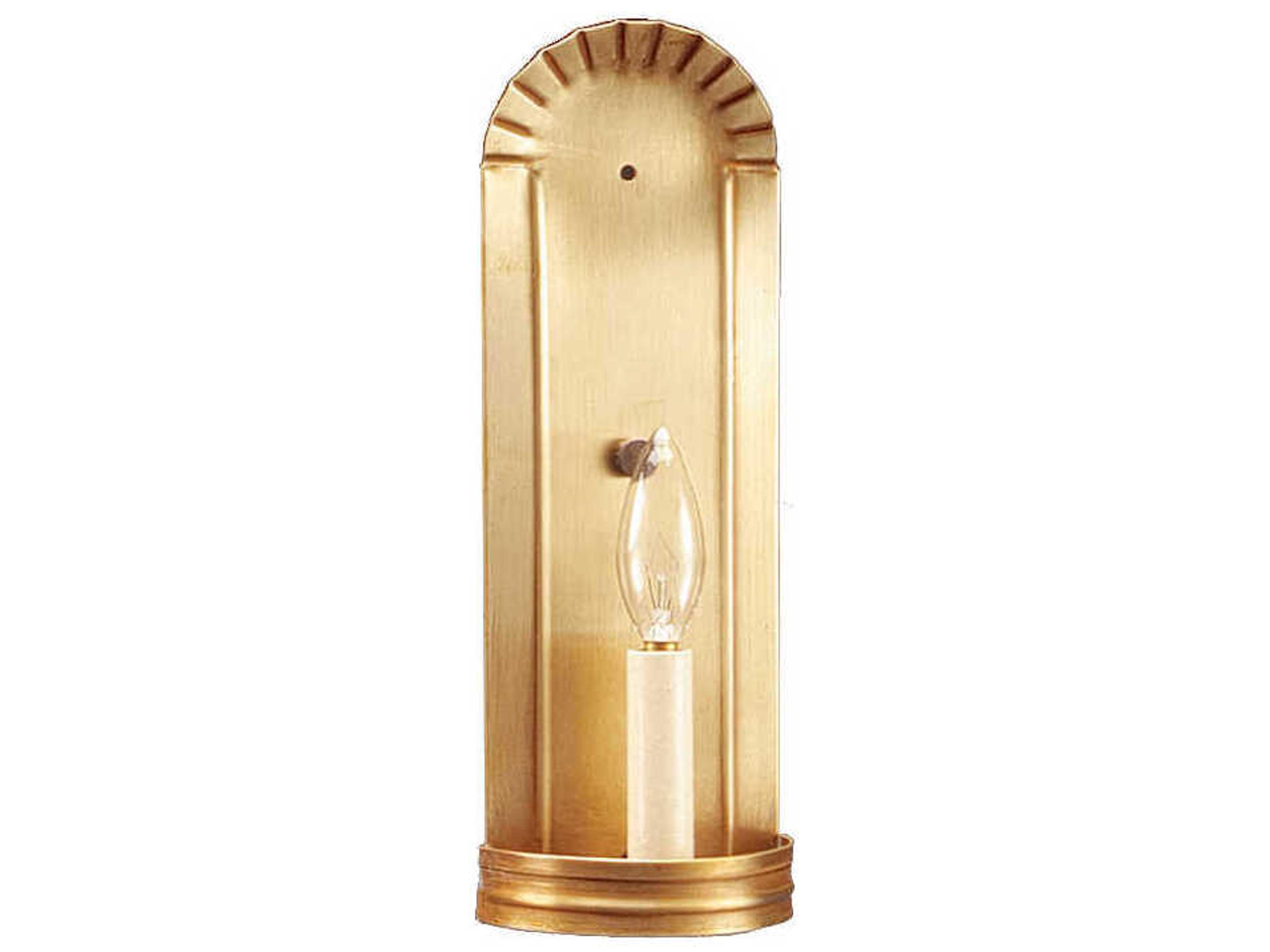 1-Light Gold Wall Sconce