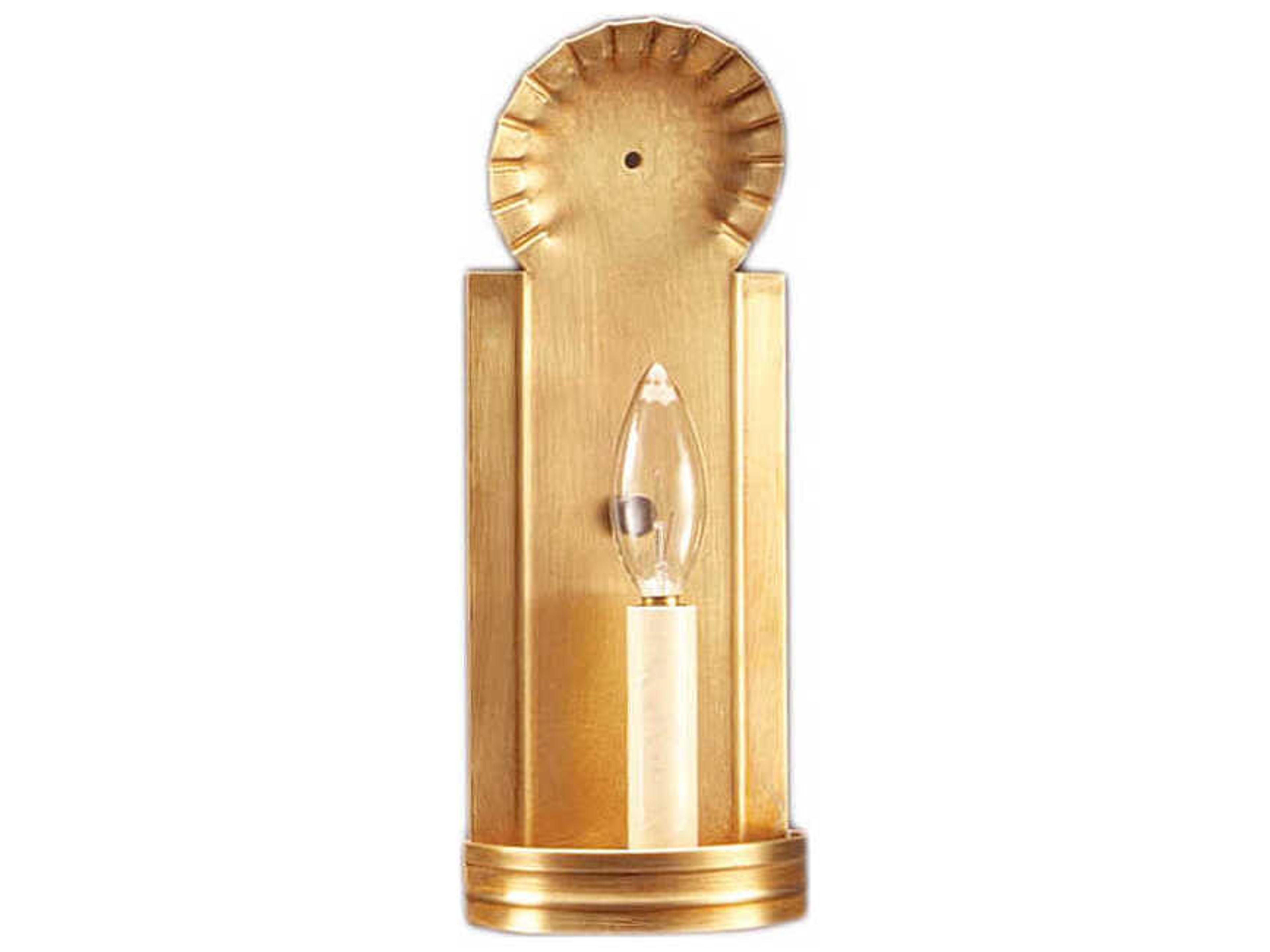 1-Light Gold Wall Sconce