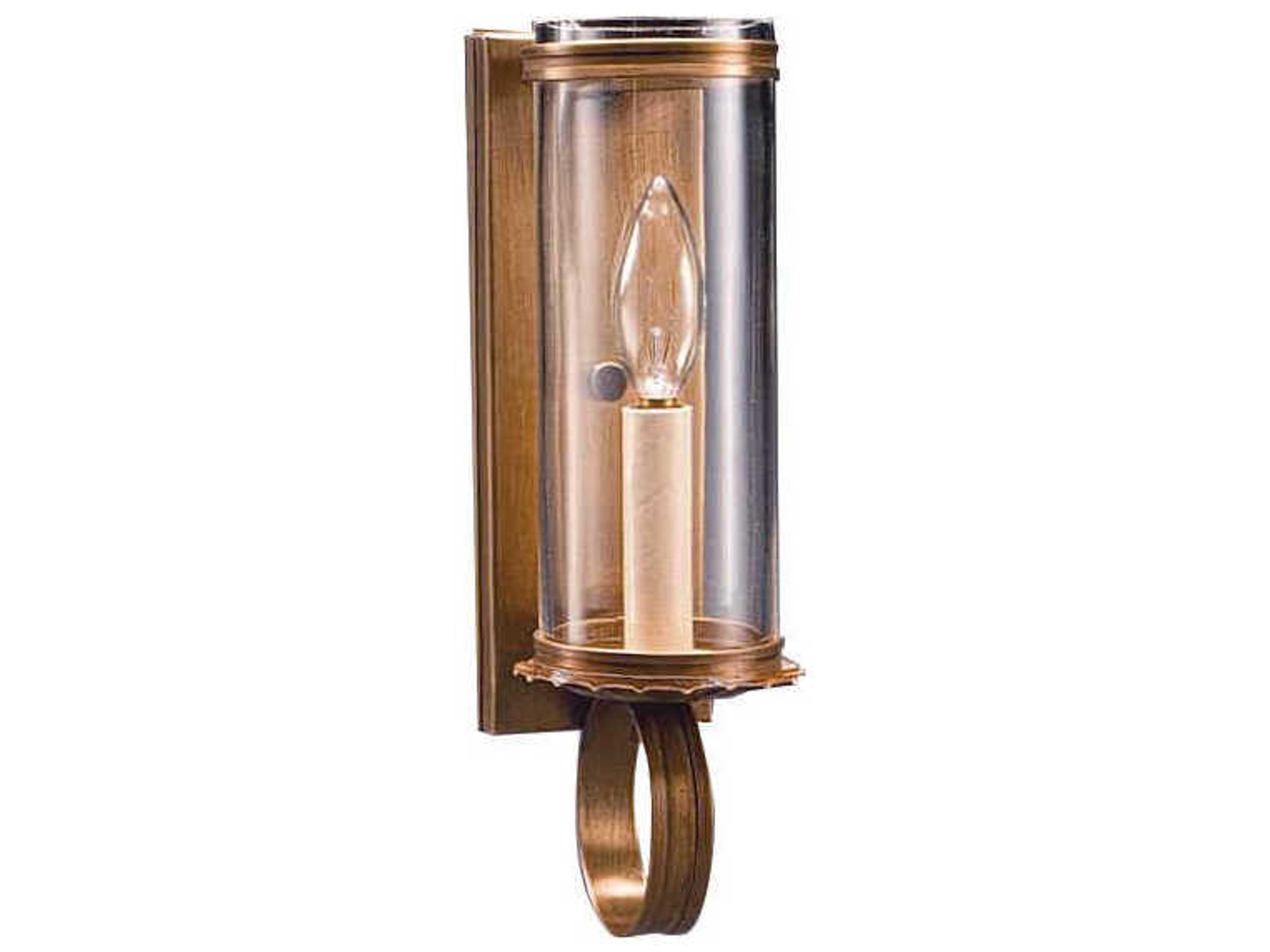 1-Light Brown Wall Sconce