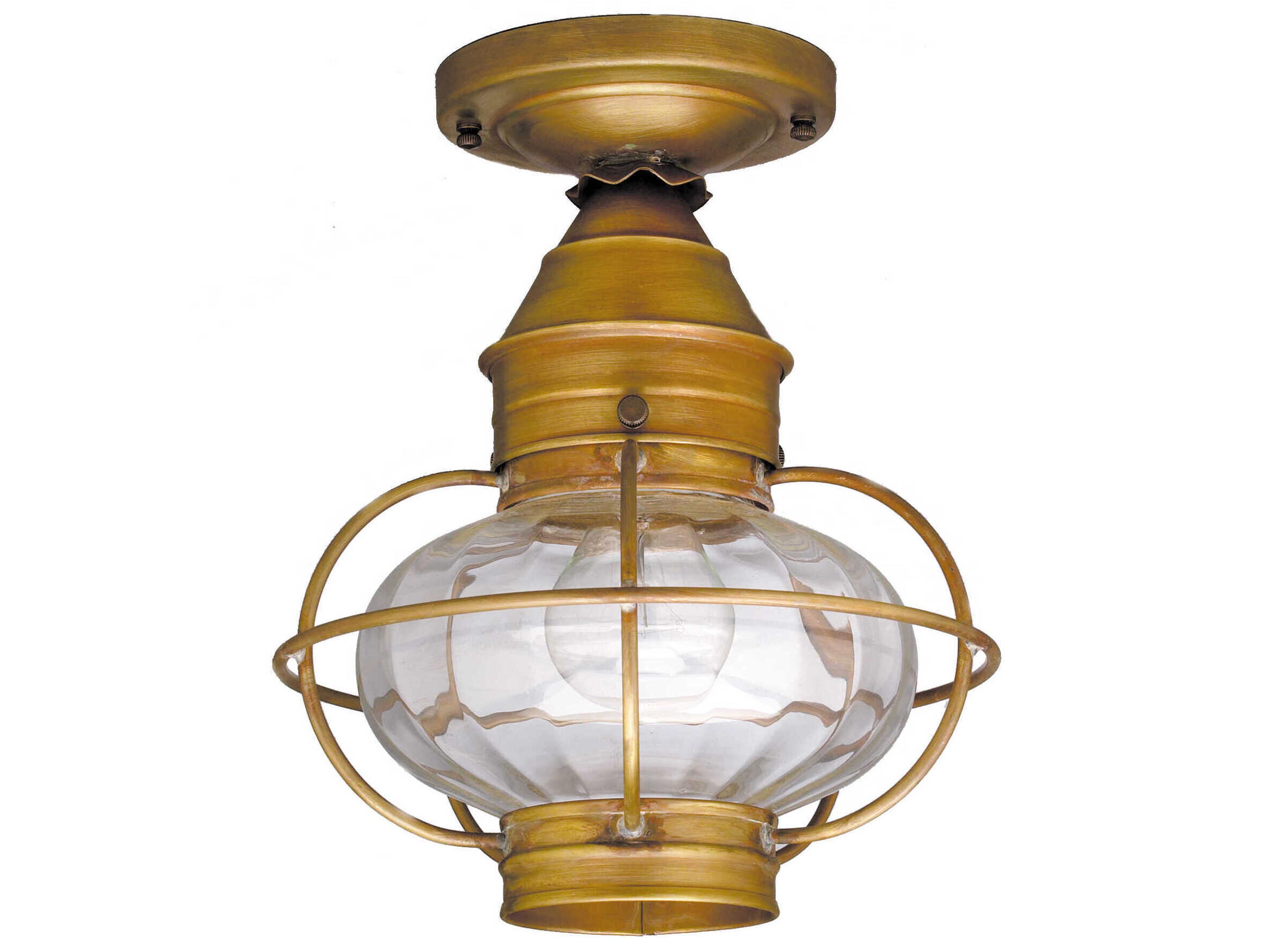 Onion 1-Light Outdoor Ceiling Light