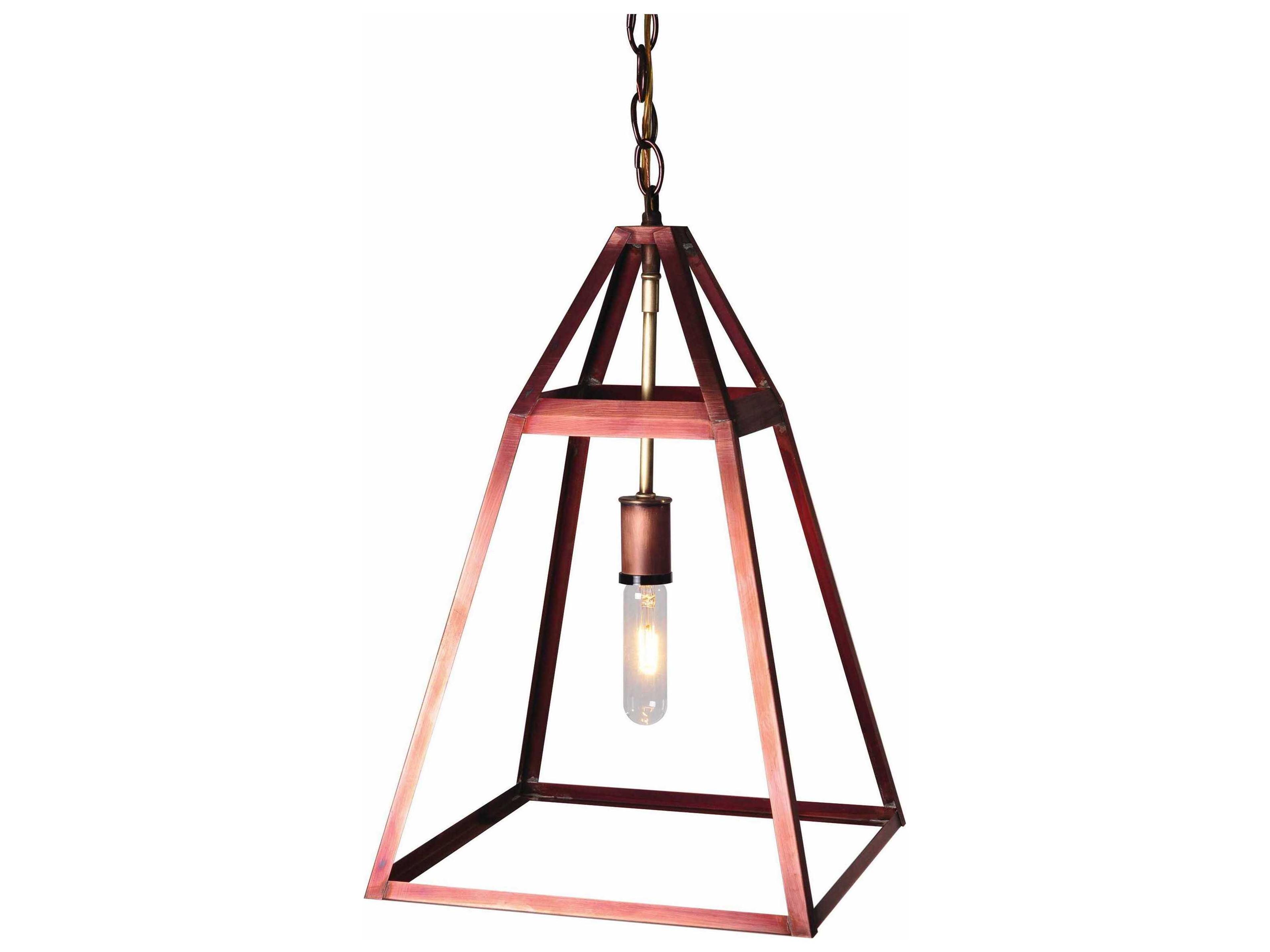 Appledore Red Geometric Mini Pendant