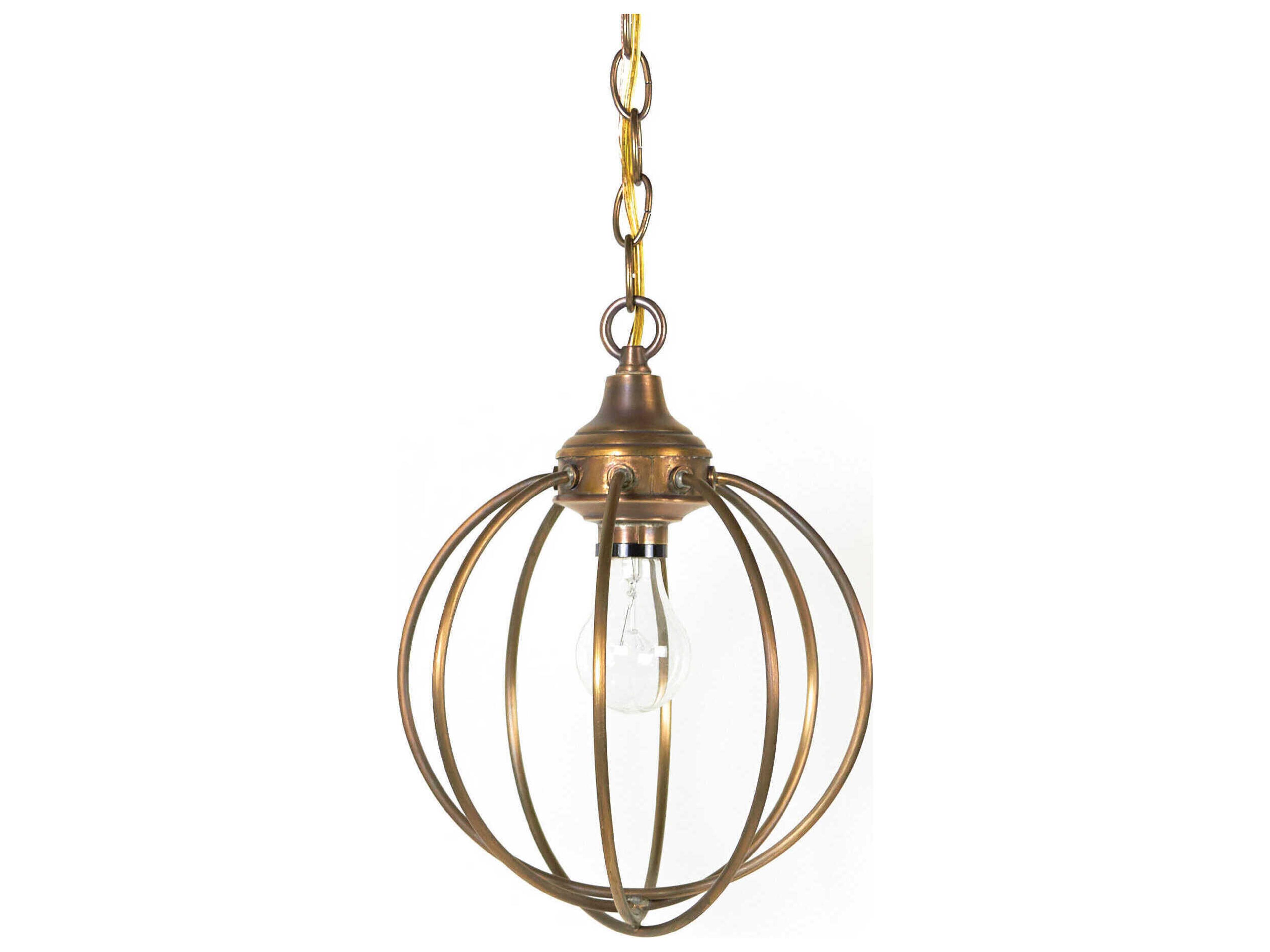 Orb 1-Light Gold Globe Mini Pendant