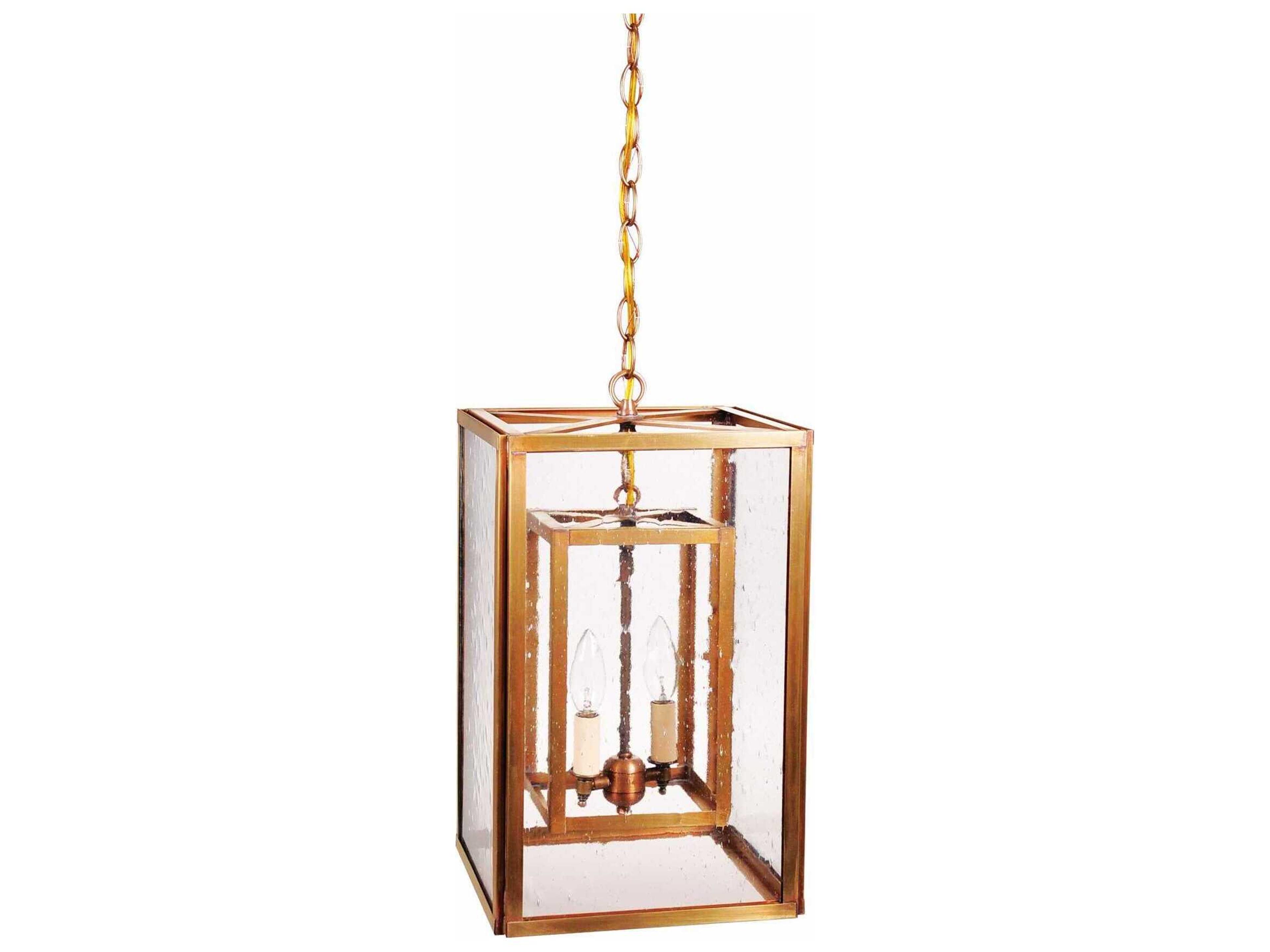Foyer 2-Light Brass Mini Pendant
