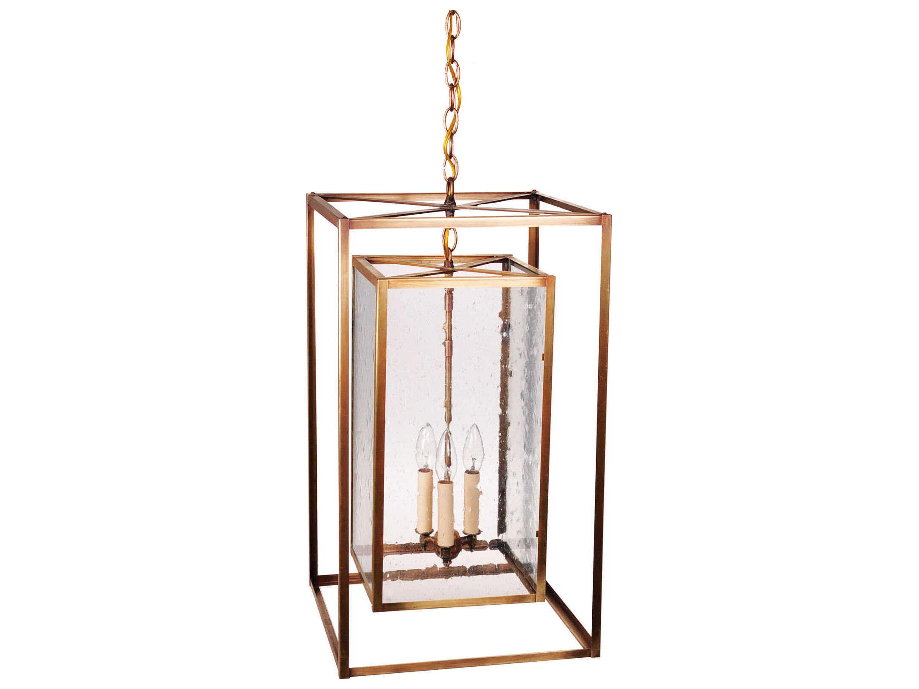 Foyer 3-Light Copper Pendant
