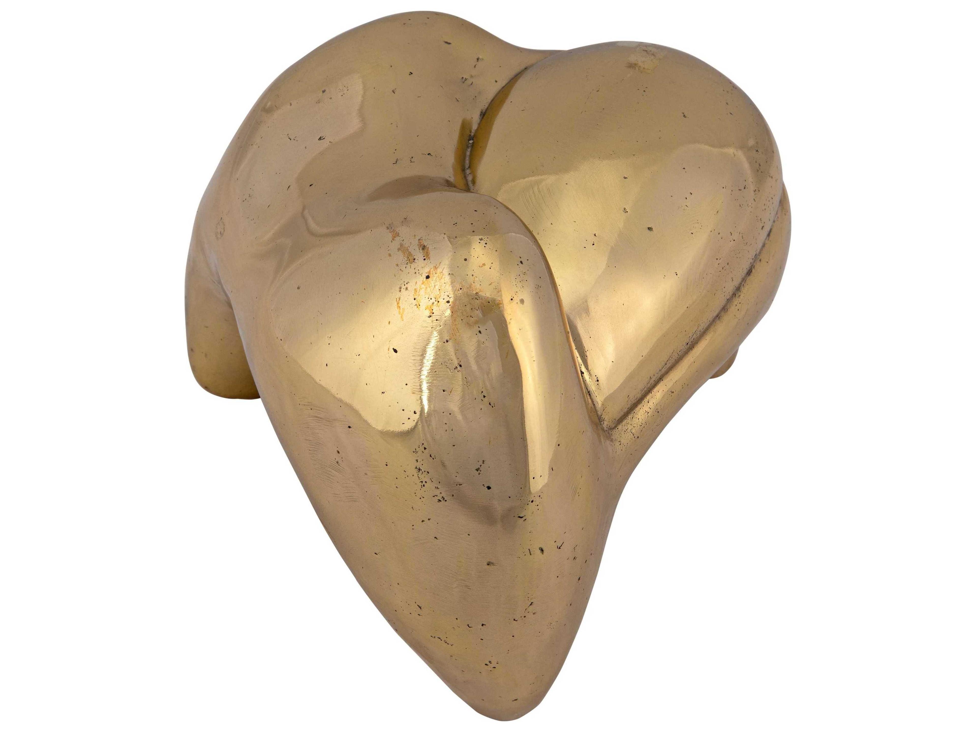 Noir Antique Brass Alien Sculpture