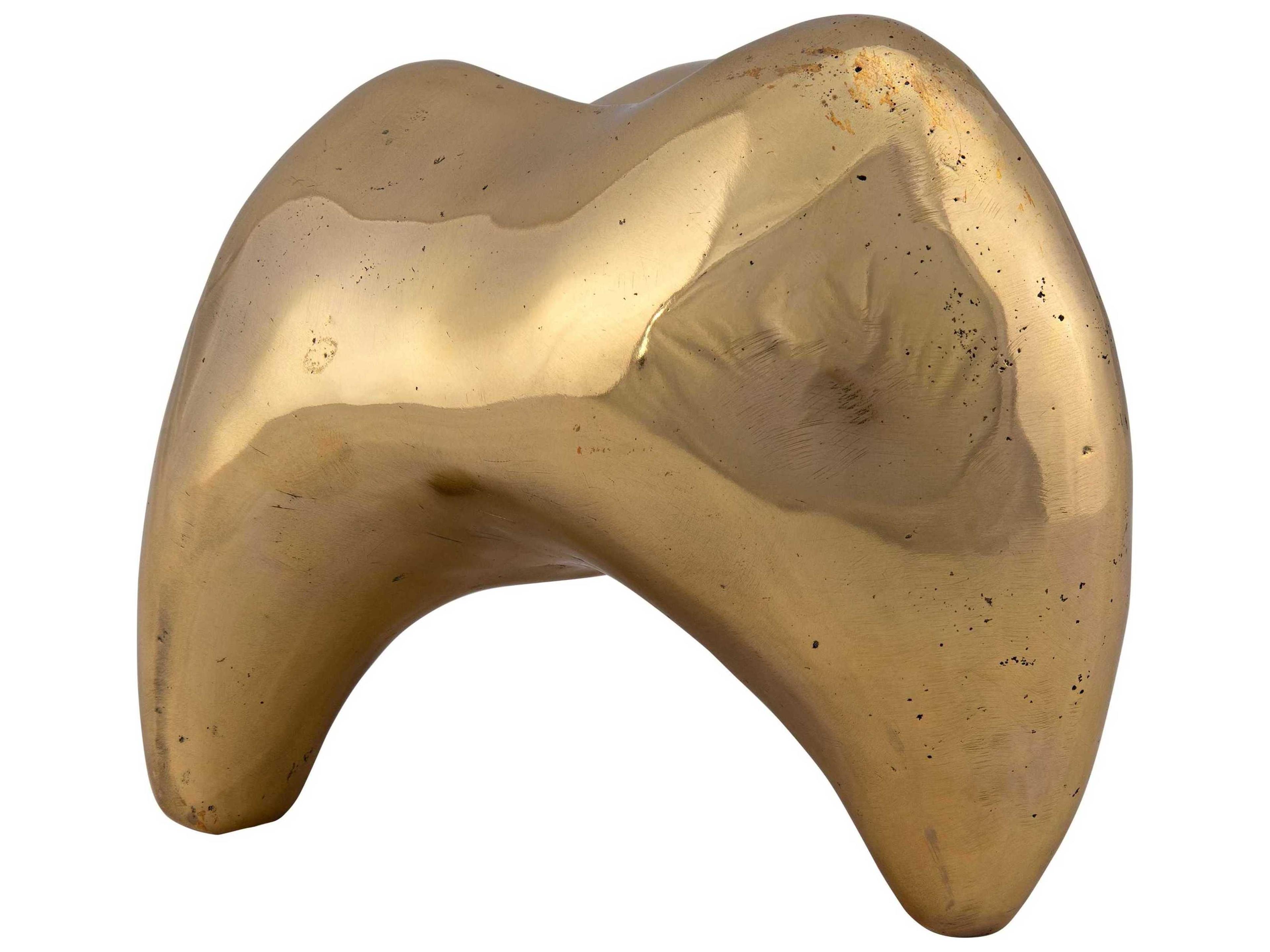 Noir Antique Brass Alien Sculpture