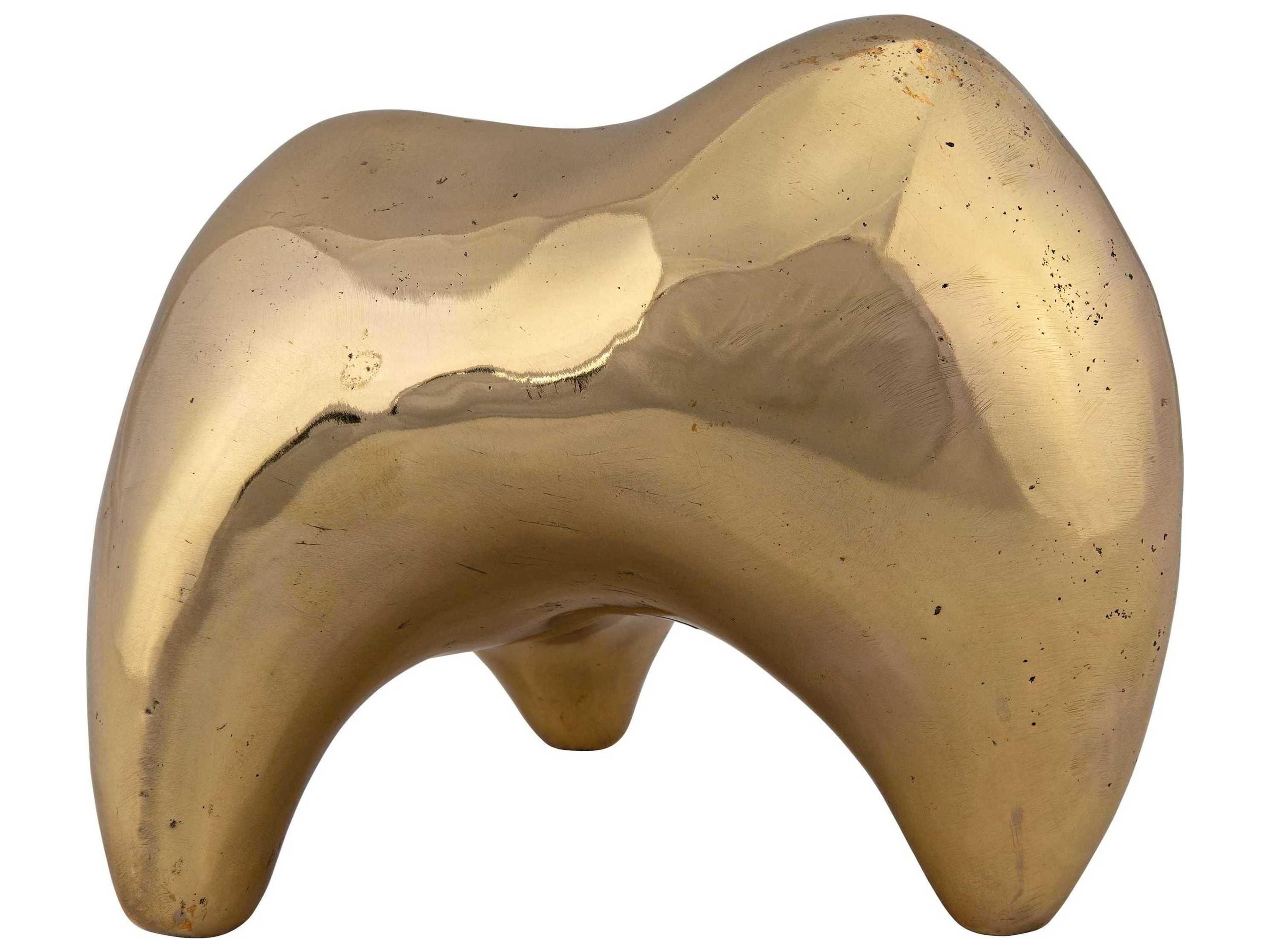 Noir Antique Brass Alien Sculpture