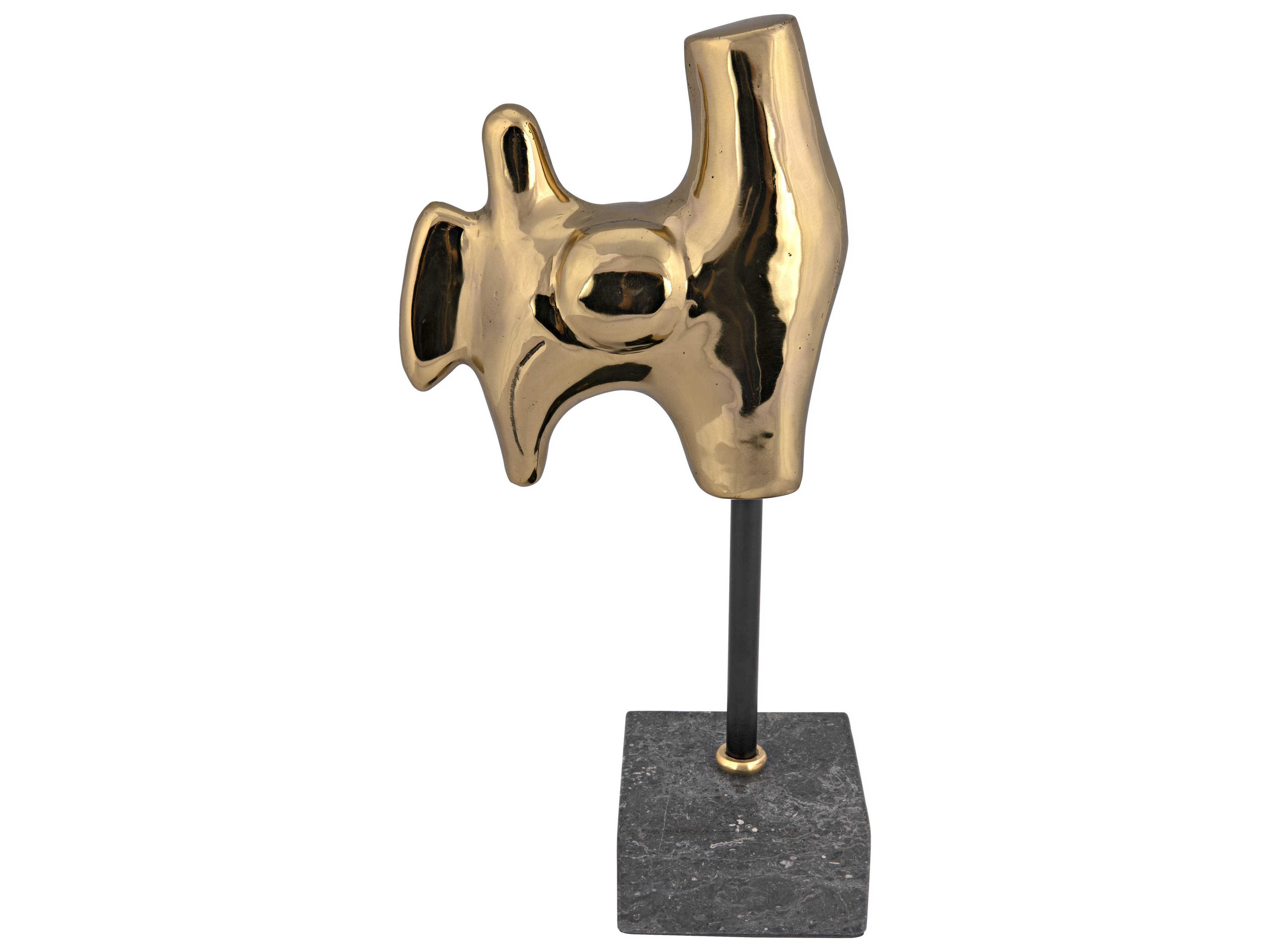 Noir Antique Brass Goker Sculpture