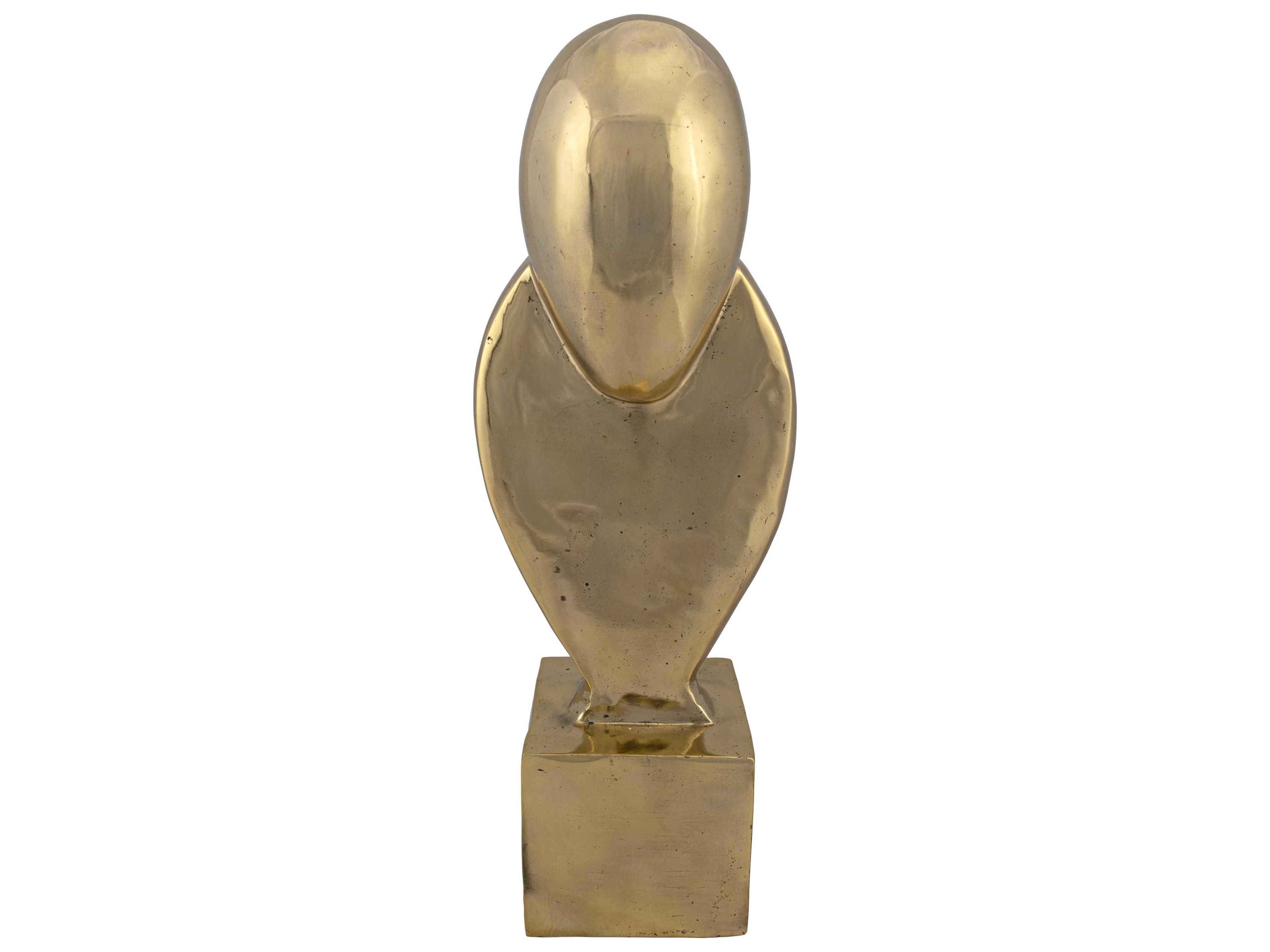 Noir Antique Brass Ripley Sculpture