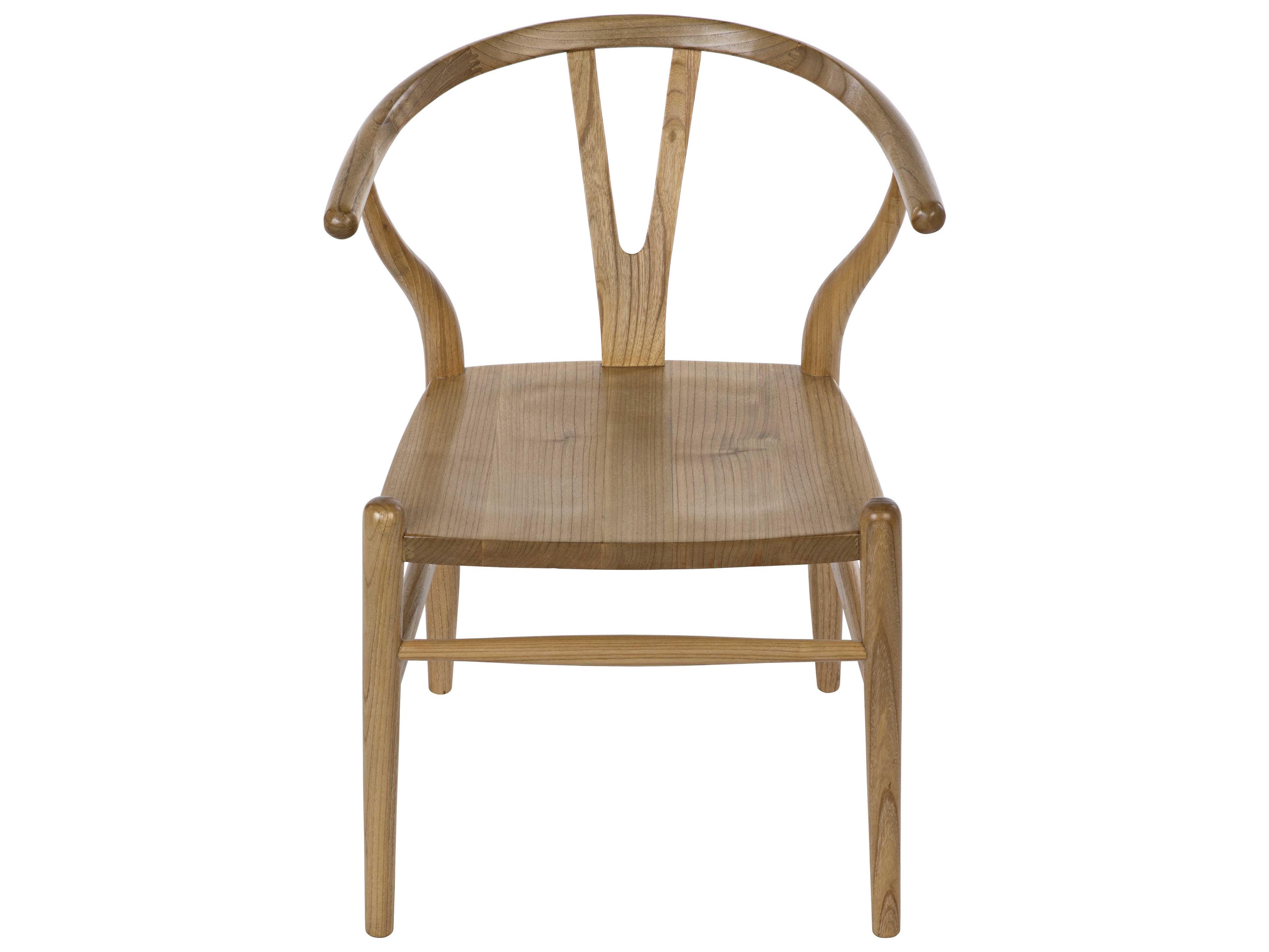 Noir Zola Sungkai Wood Brown Side Dining Chair