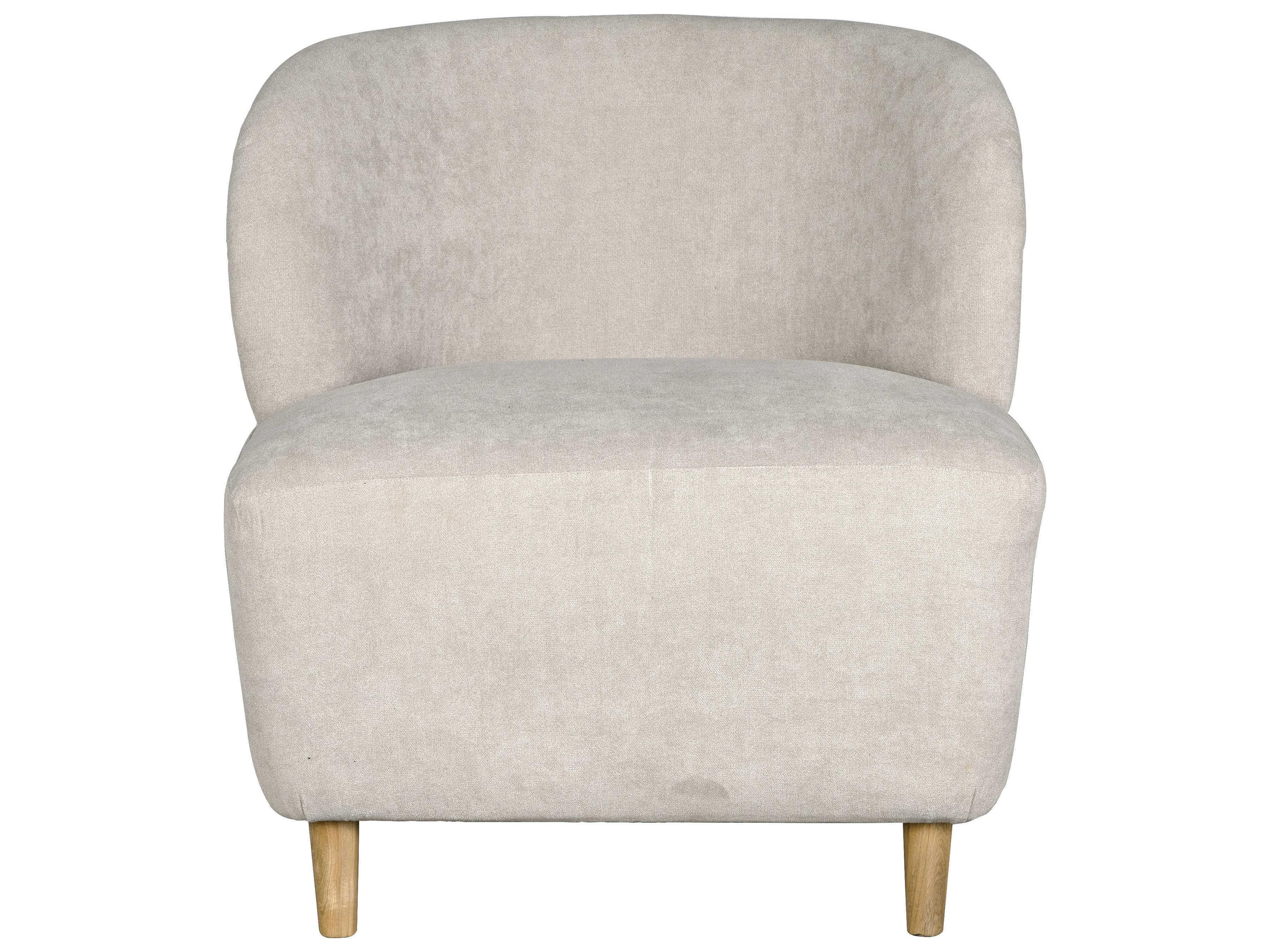 Noir Brown Fabric Accent Chair