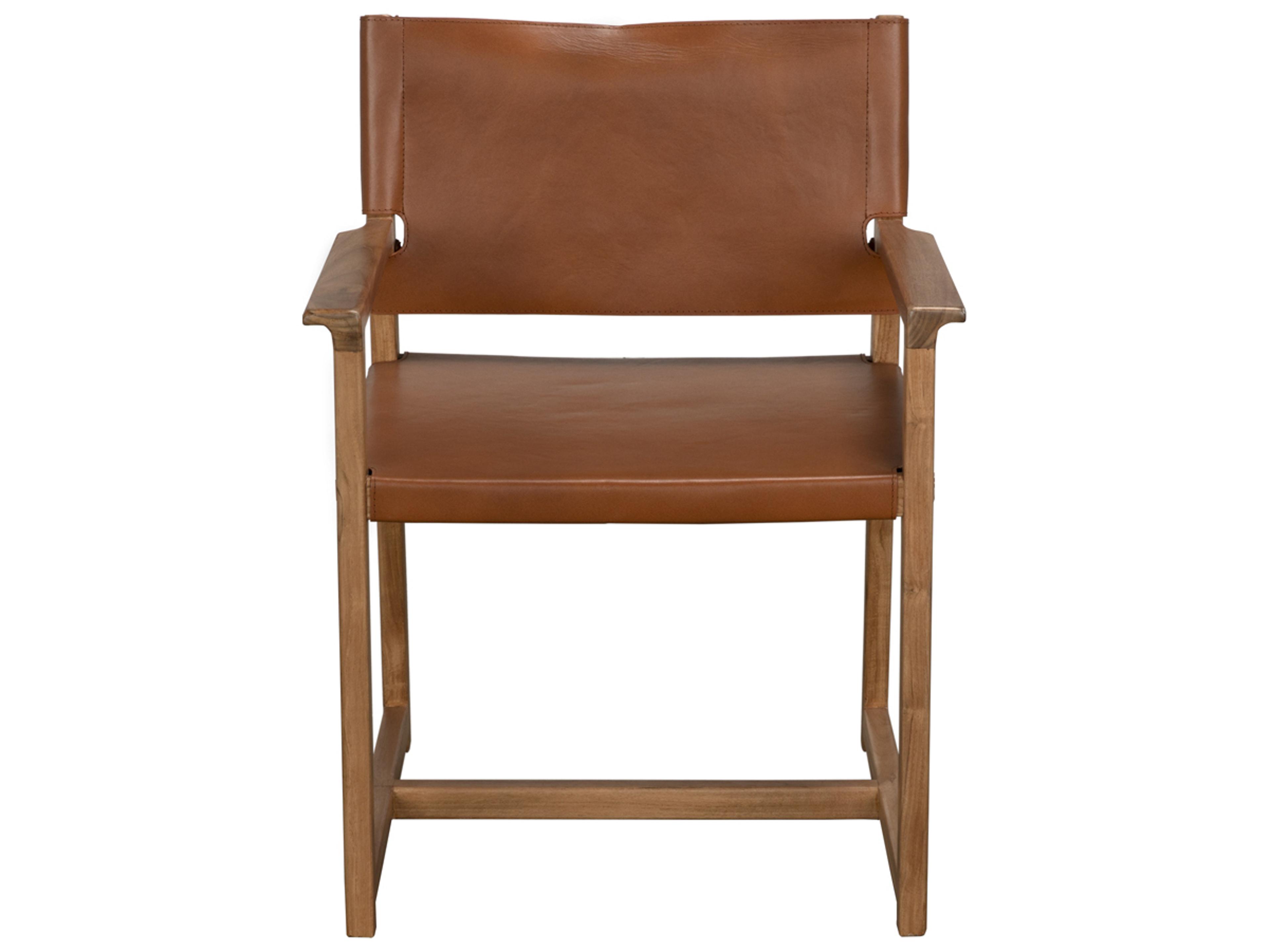 Noir Xavier Brown Accent Chair