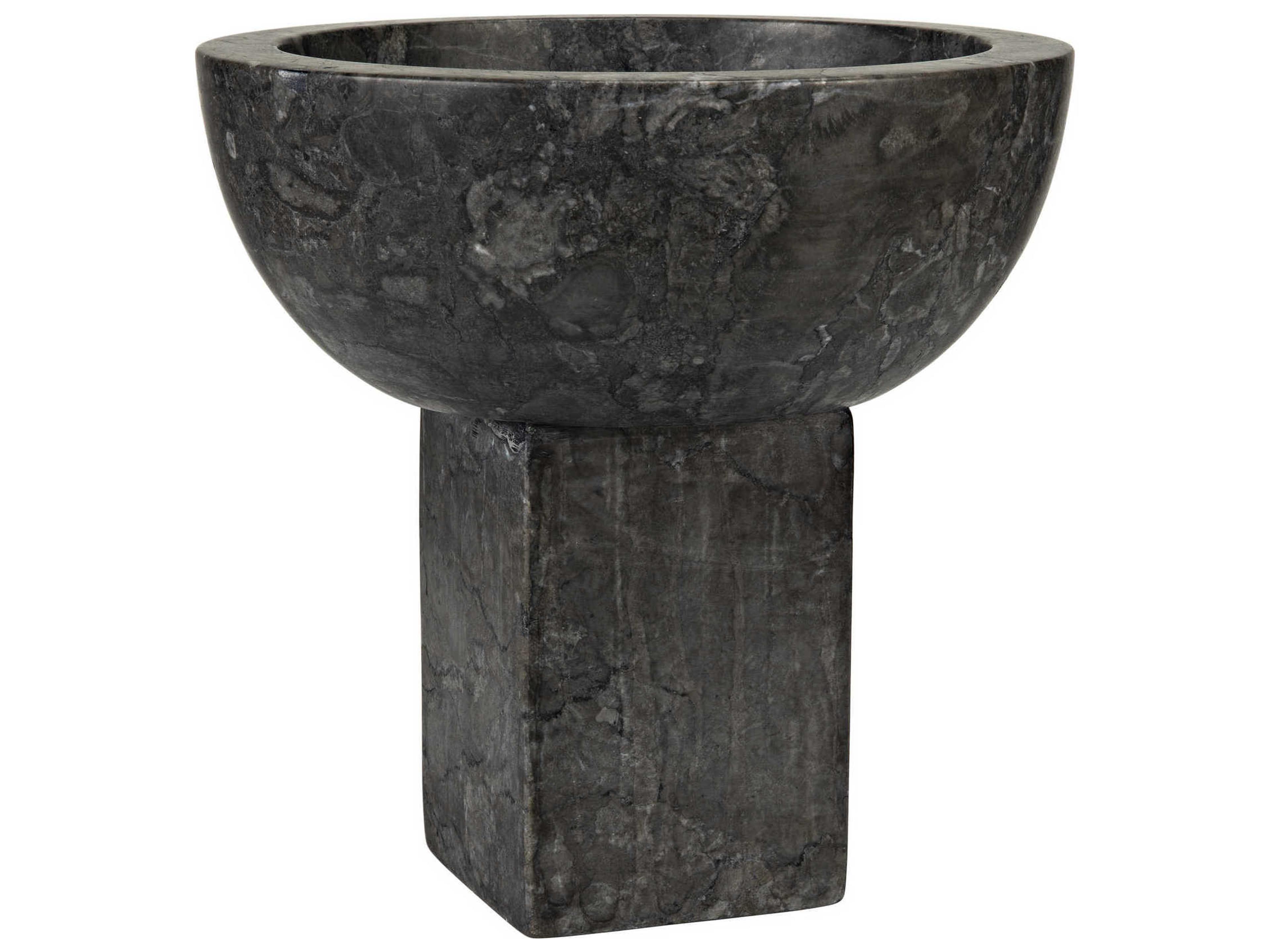 Black Marble Zeta Decorative Bowl